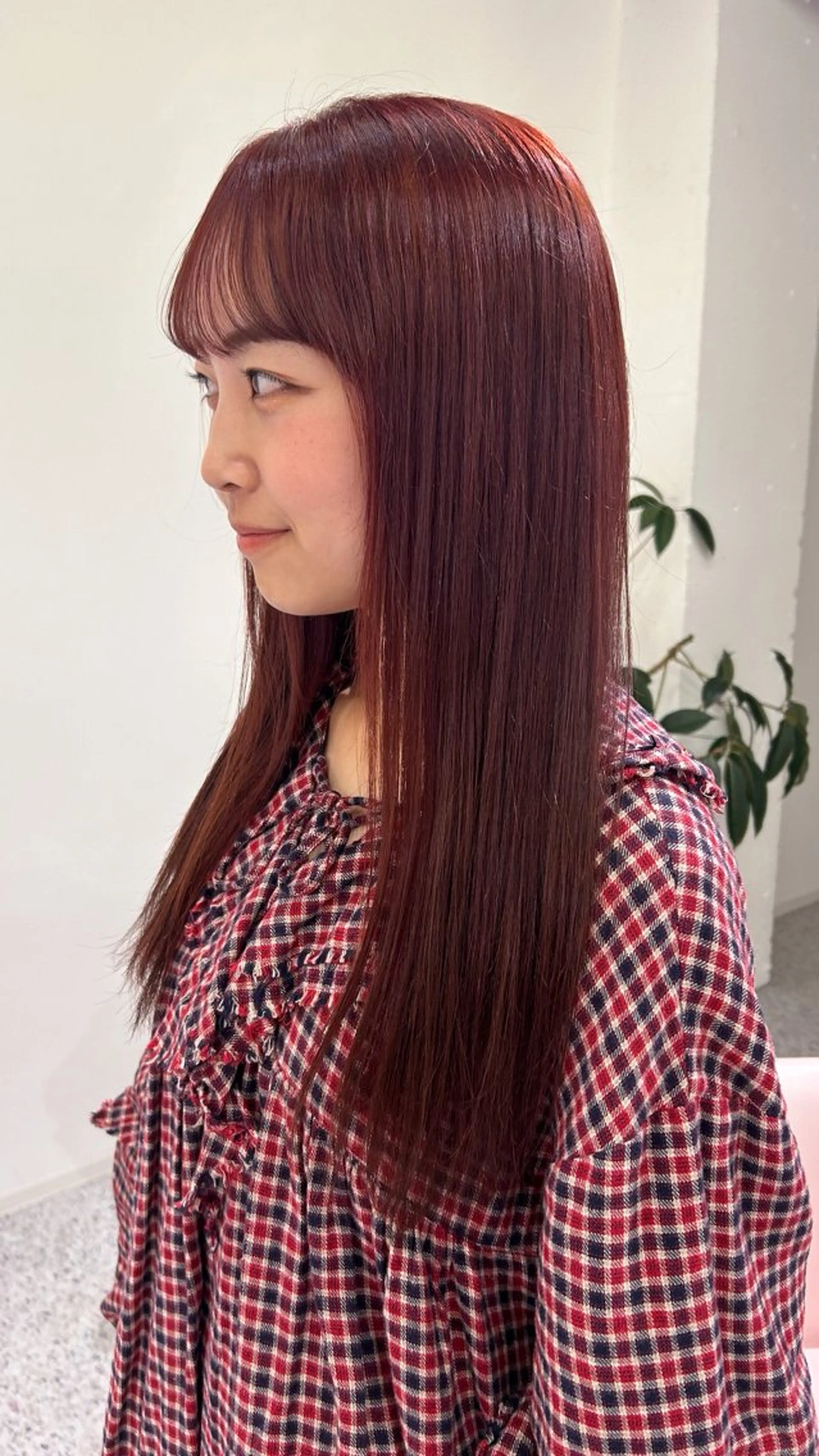 ロング カラー cher. 熊谷衣織のヘアスタイル