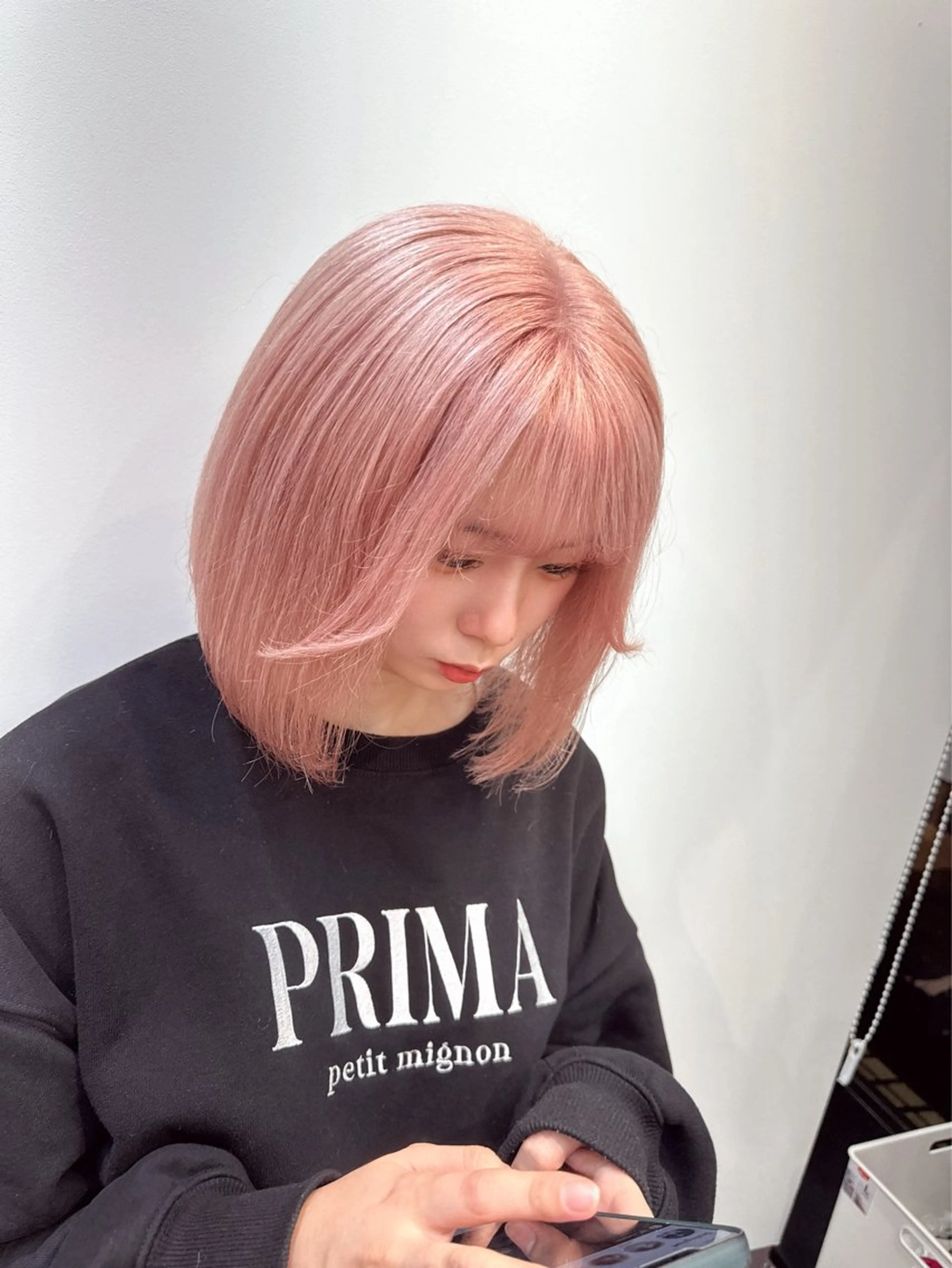 ミディアム ヘアカラー サロウィン新宿三丁目East所属・💕冬モテ×上品色気 モテヘア💕山田航介のヘアスタイル