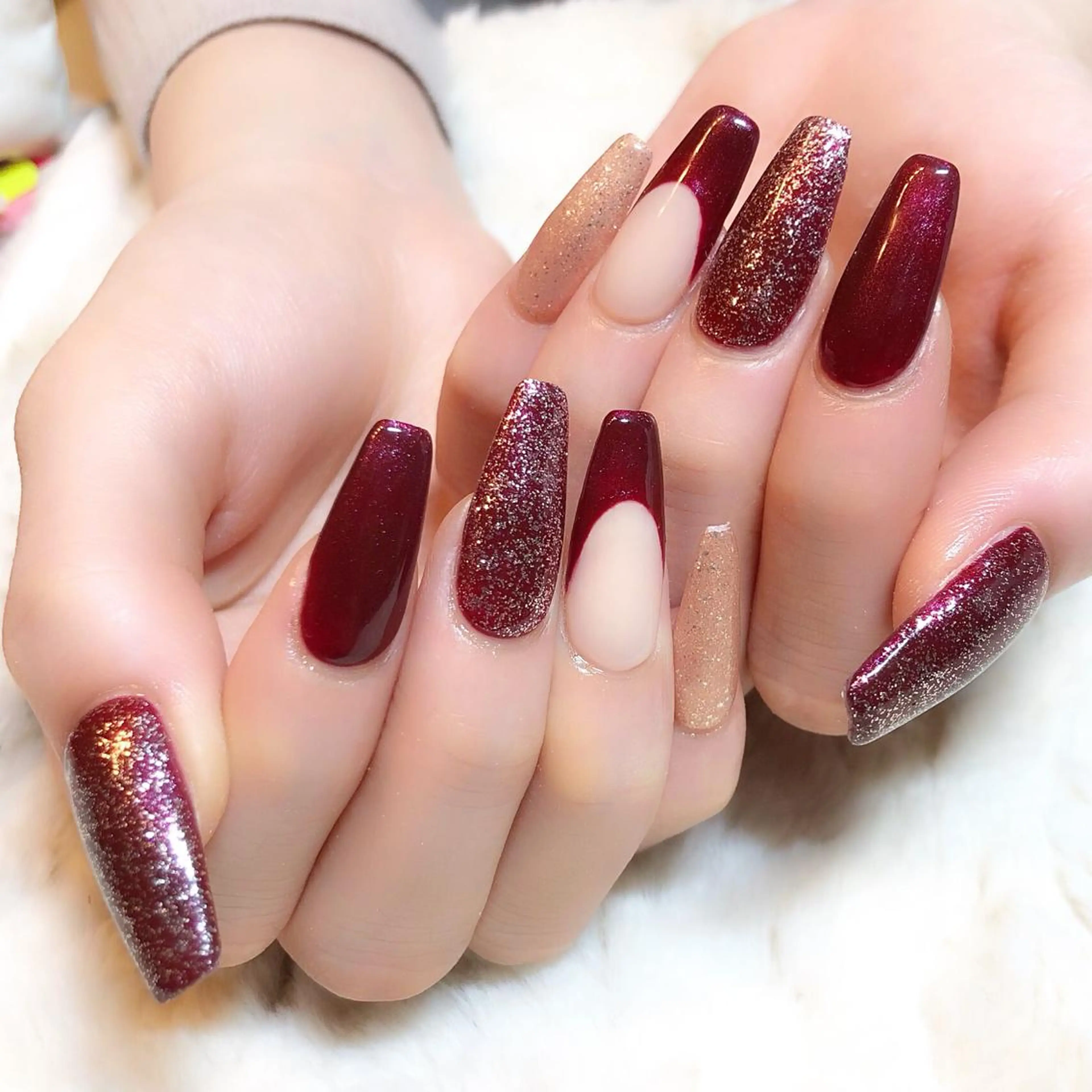 ネイル スカルプネイル 東 千夏のネイルデザイン