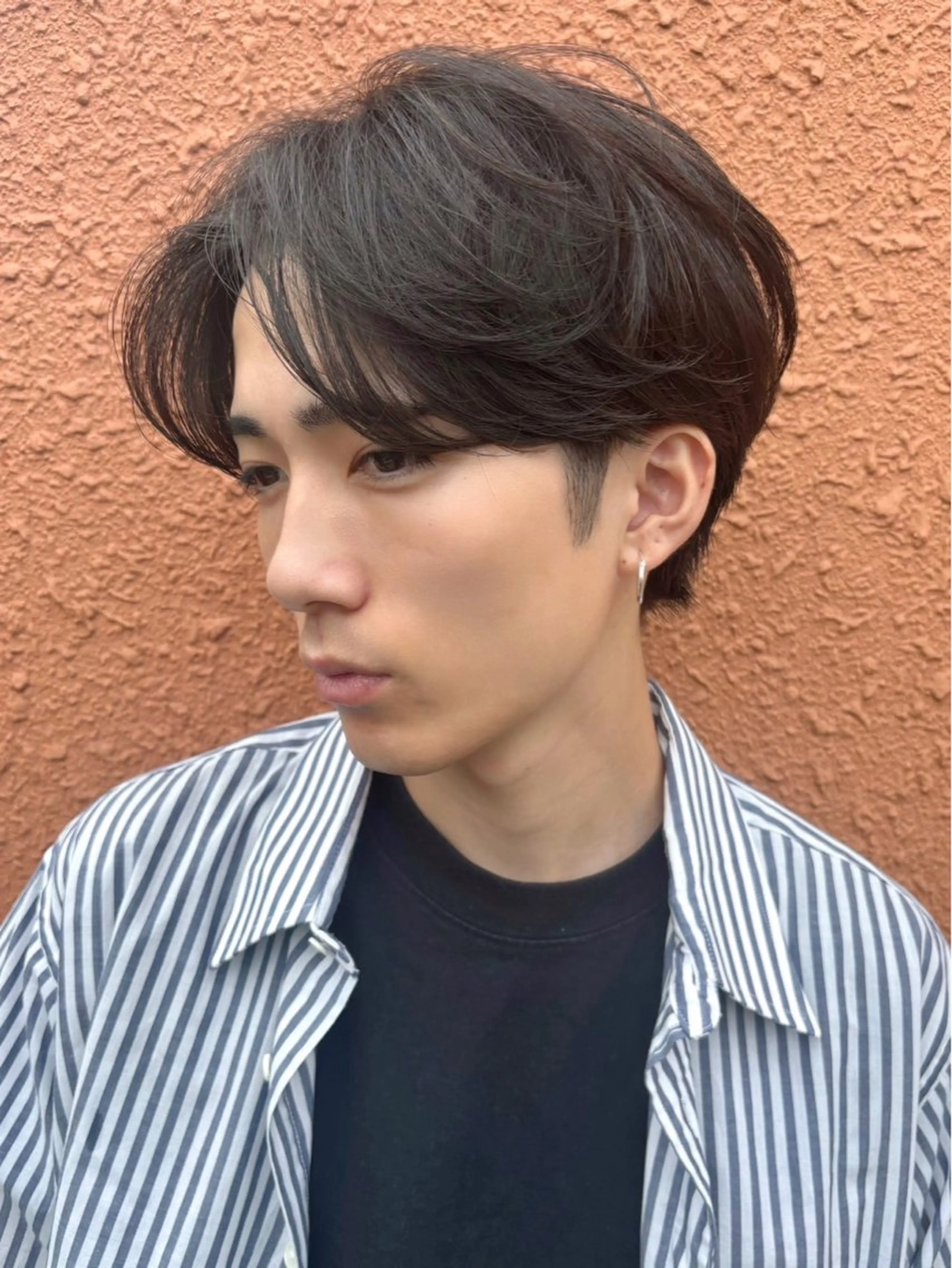 ショート パーマ メンズ メンズパーマ ニュアンスパーマ 韓国ヘア 🎀華澄のヘアスタイル