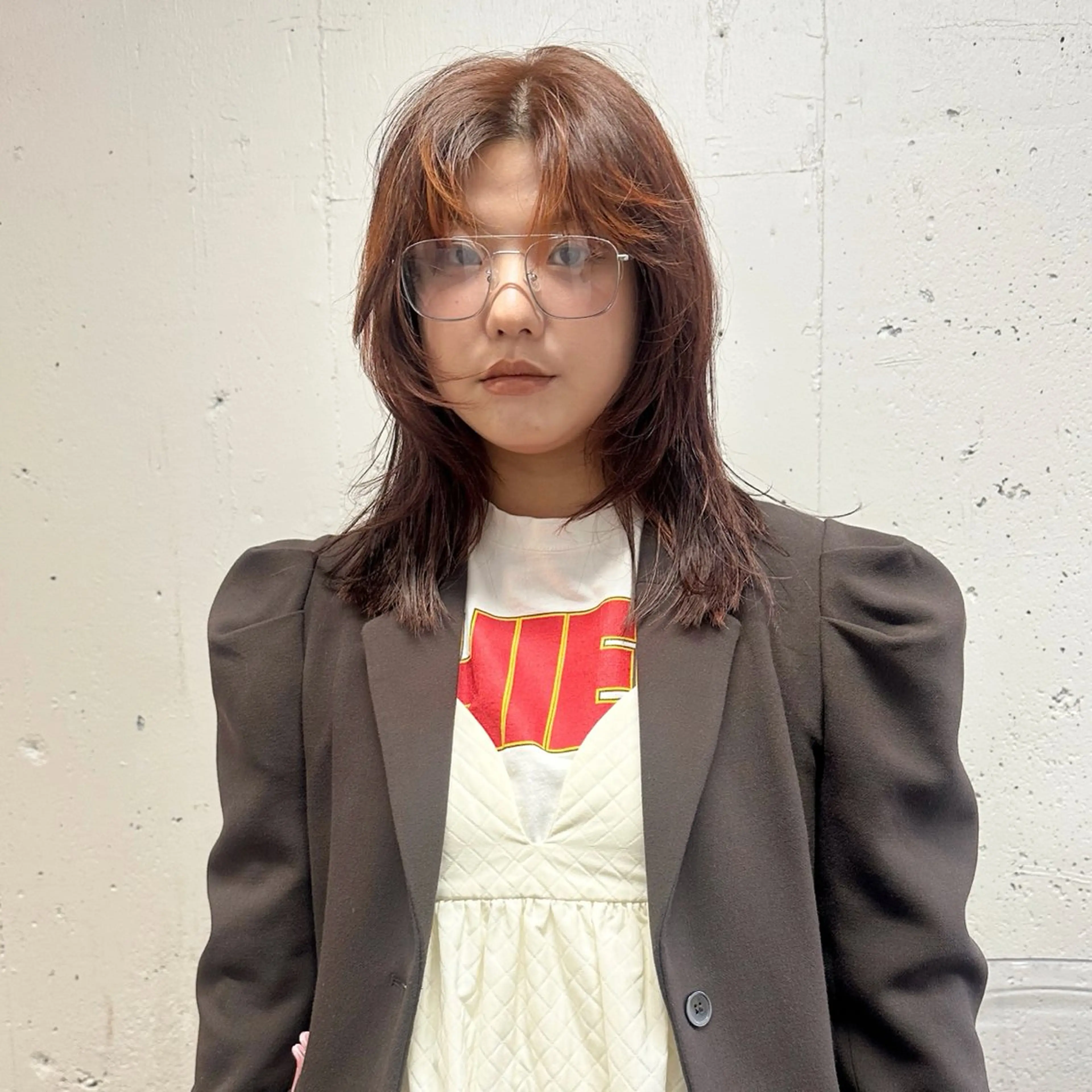 ミディアム saya🎀似合わせ レイヤーカットのヘアスタイル