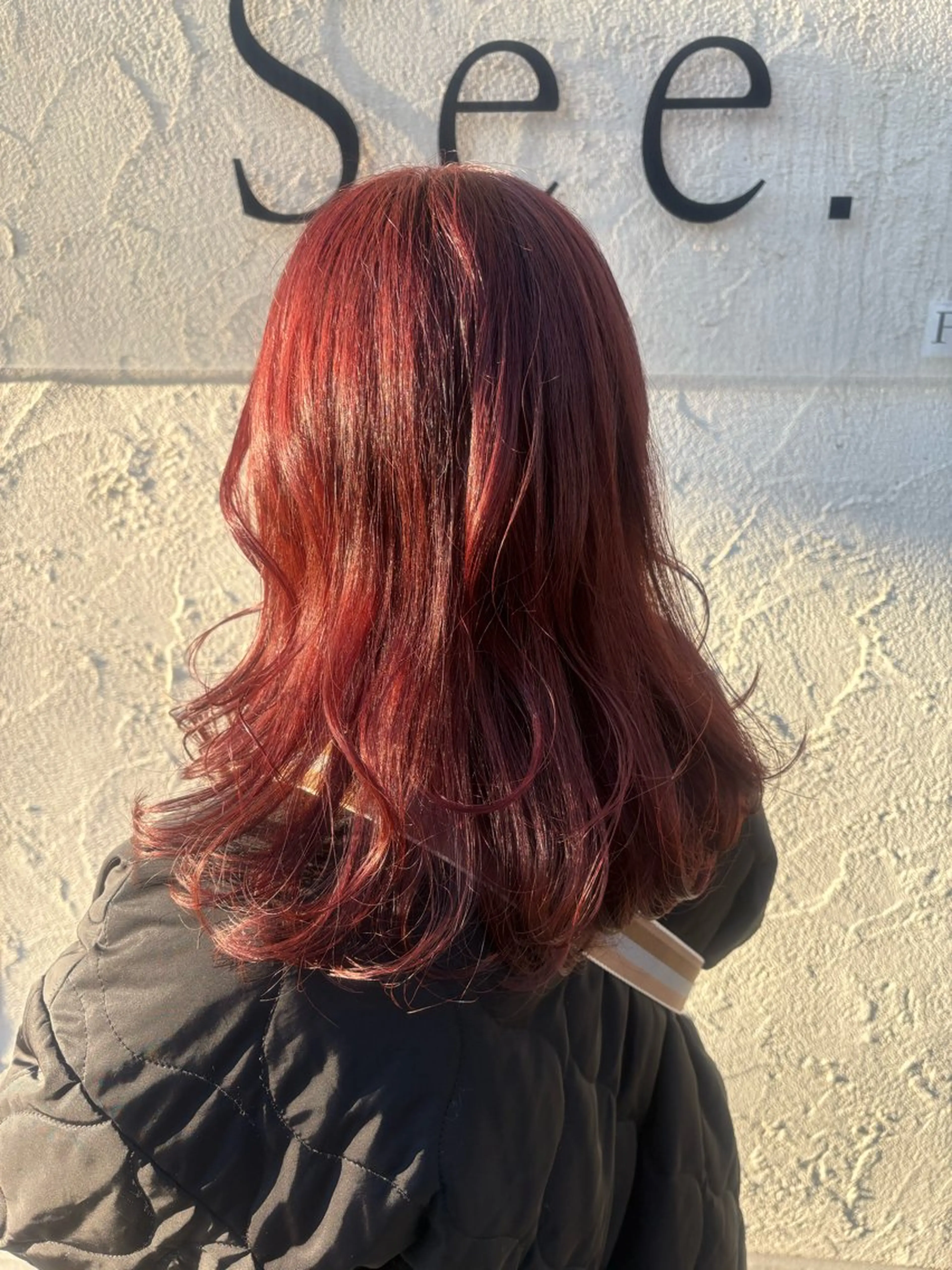 セミロング カラー カット ヘアカラー トリートメント 西村 弘輝 パーマ/艶髪カラーのヘアスタイル