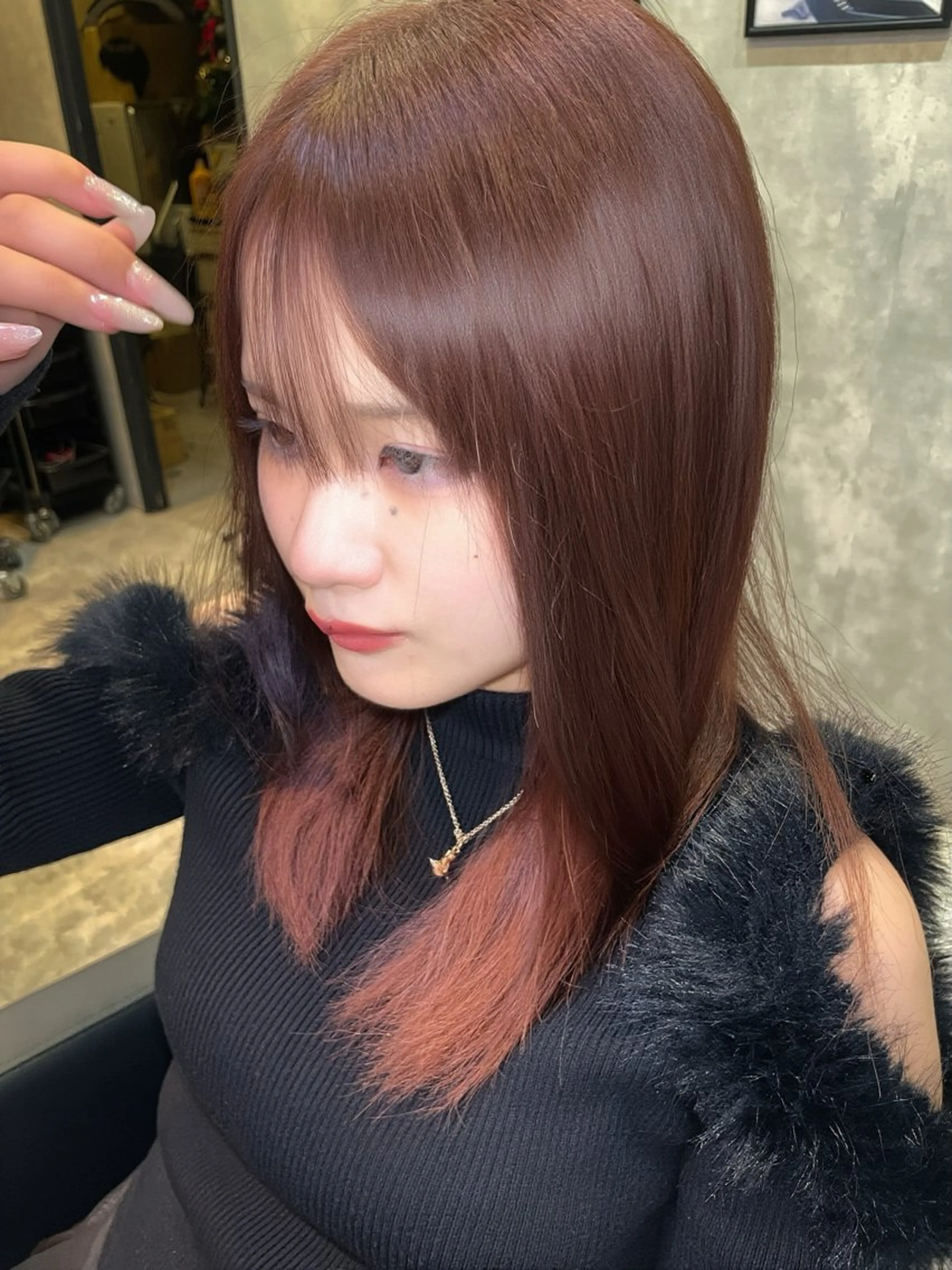 ワンカラー✨※練習モデルのため特殊カラー、ブリーチ不可の写真