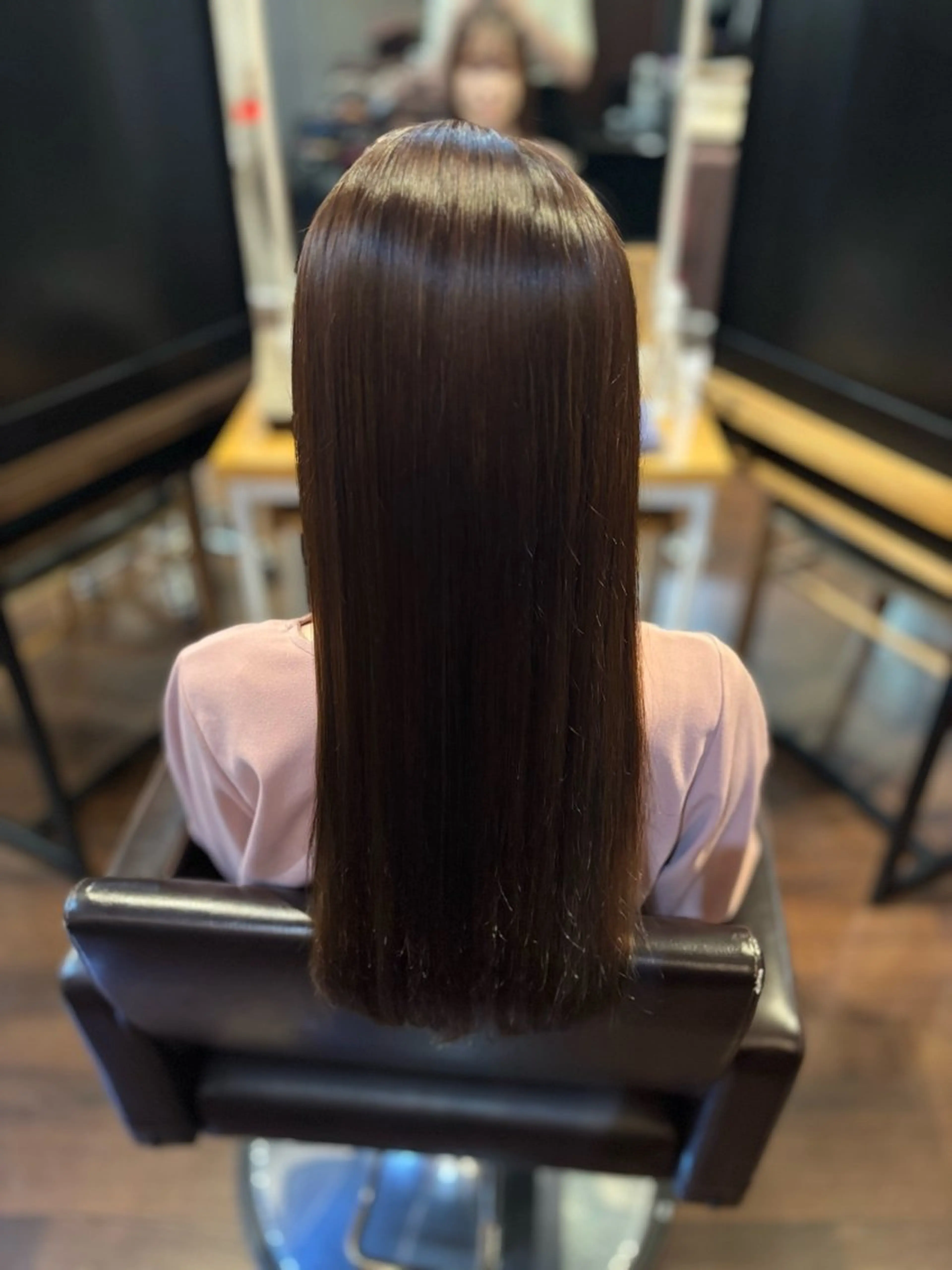 ロング 縮毛矯正 natsumi 🌷のヘアスタイル