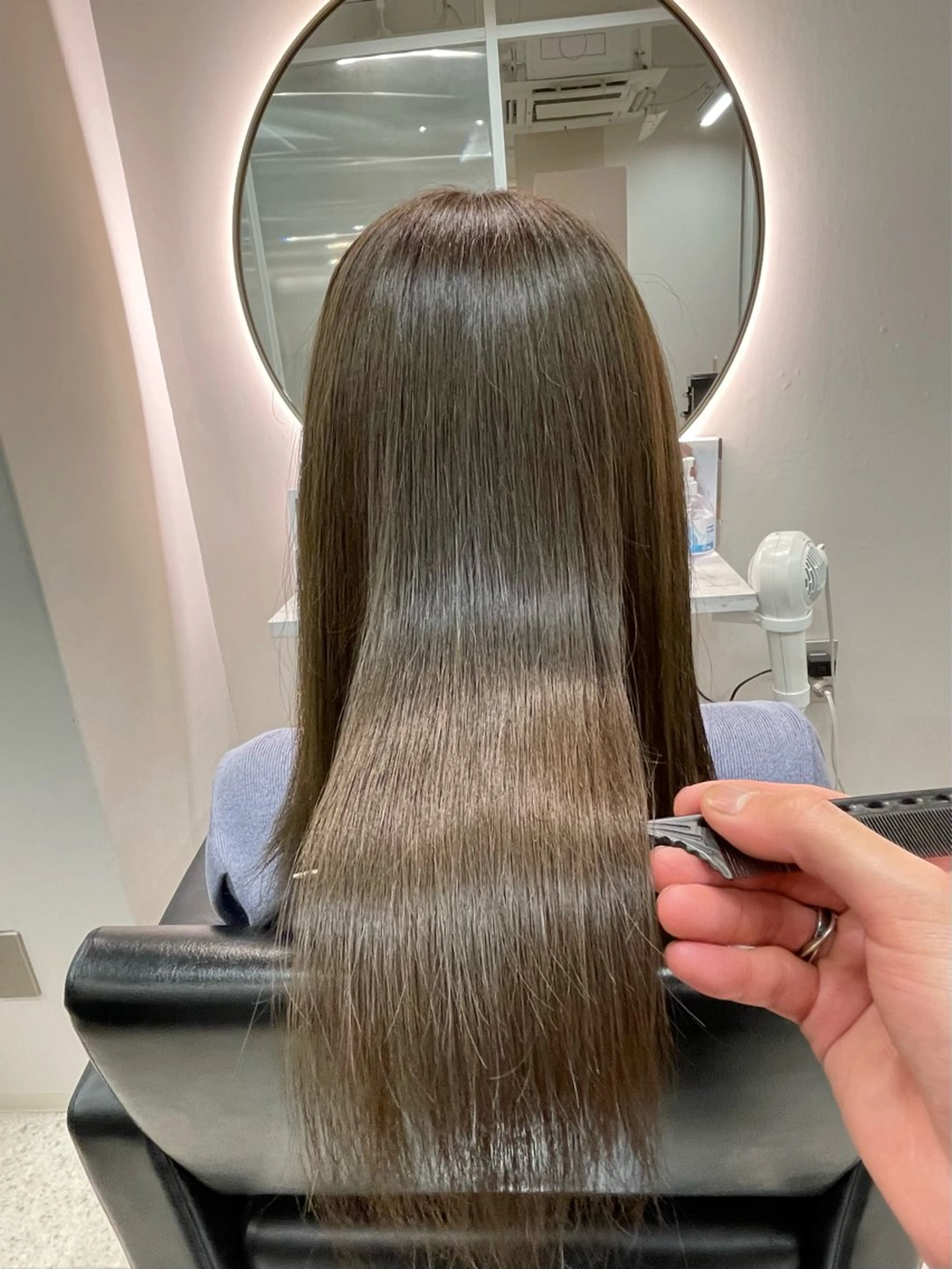 セミロング 髪質改善🇰🇷 アサイユウスケのヘアスタイル