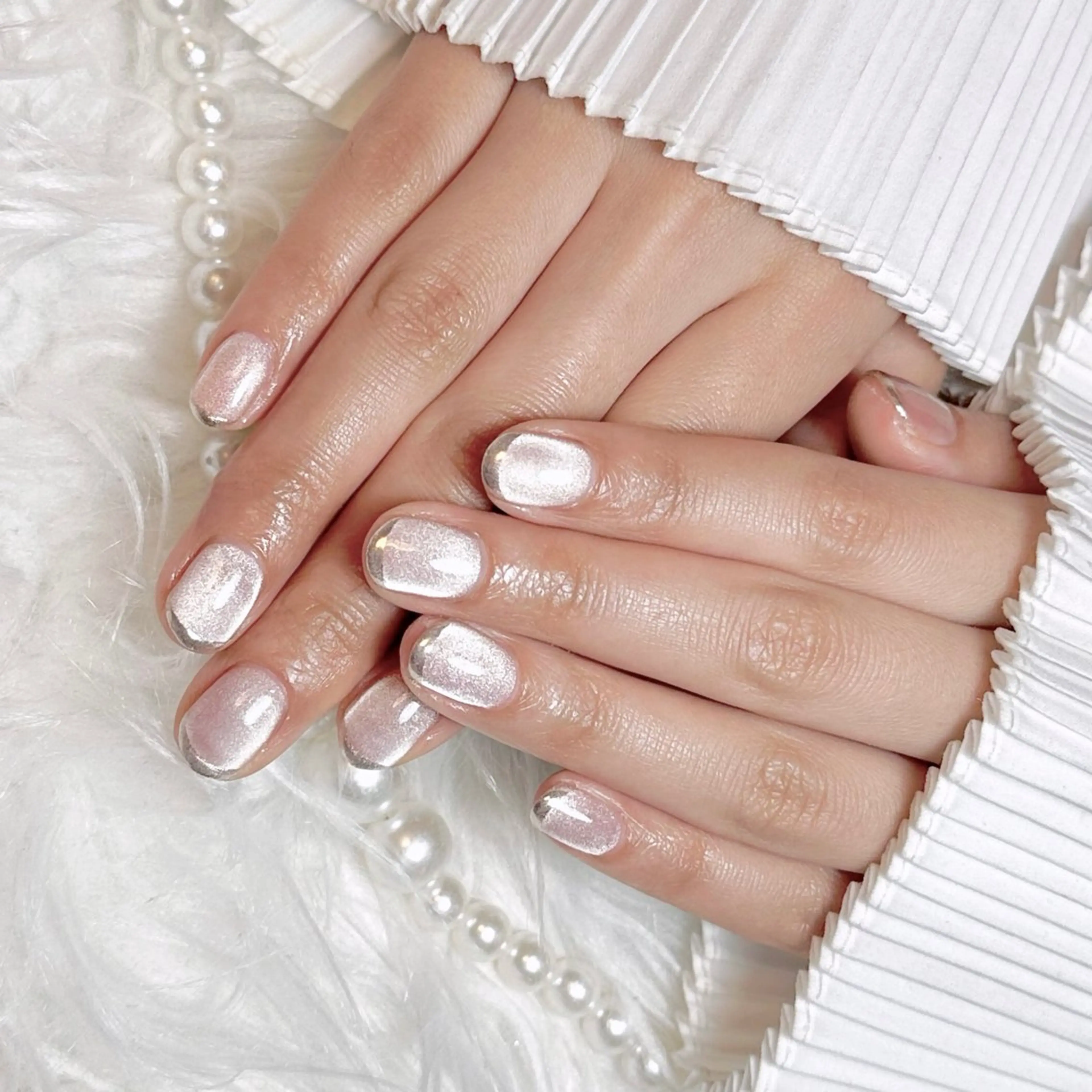 ネイル ☁️Minmin Tsuki💙🩵のネイルデザイン