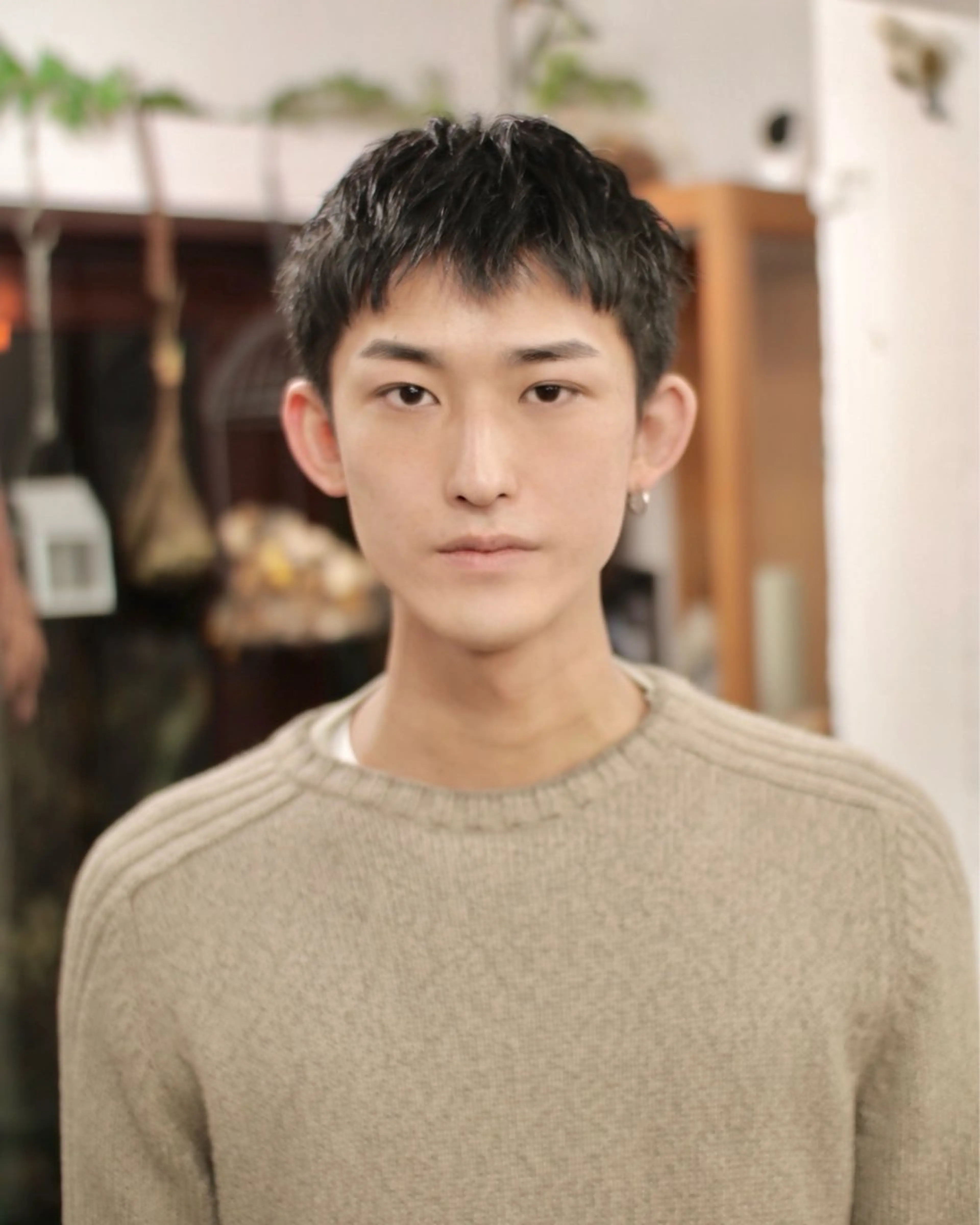 ショート メンズ カット 木村陸弥 似合わせ 透明感カラー🌿のヘアスタイル