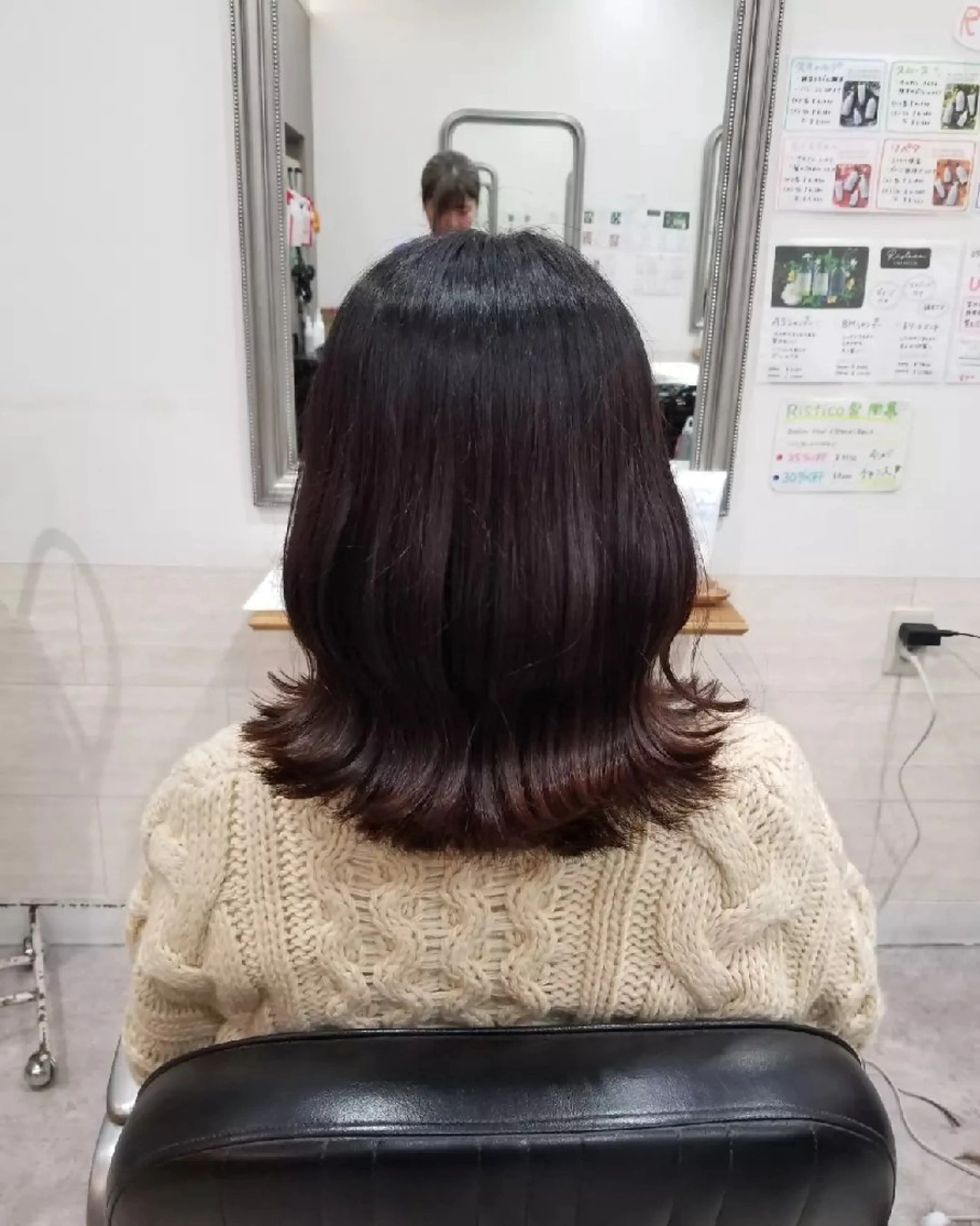 ミディアム カット 暖色🍎透明感カラー 🩵小林かりんのヘアスタイル