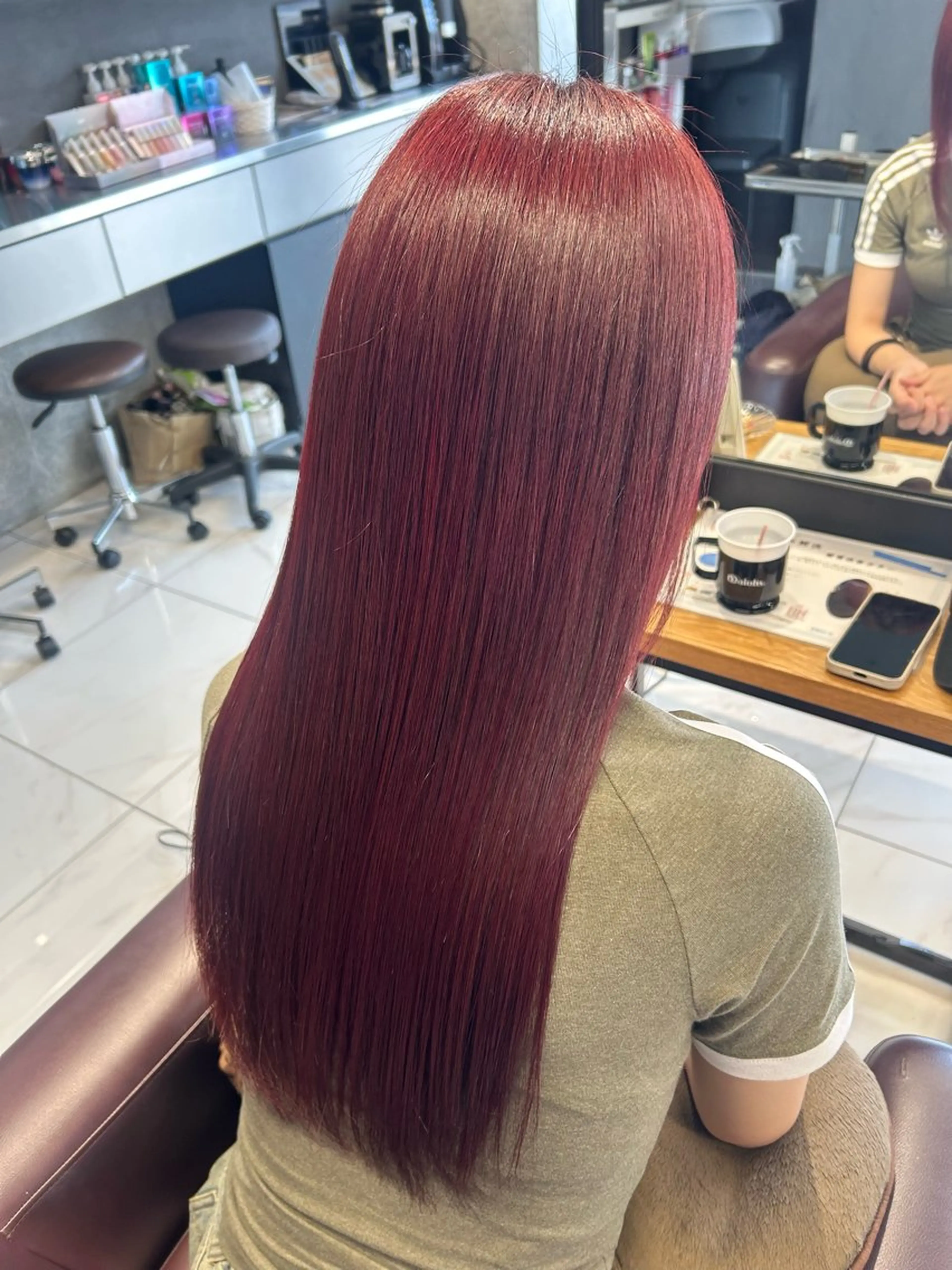 カラー 髪質改善 ヘアカラー ️💜akari💜 ハイトーン/レイヤーのヘアスタイル