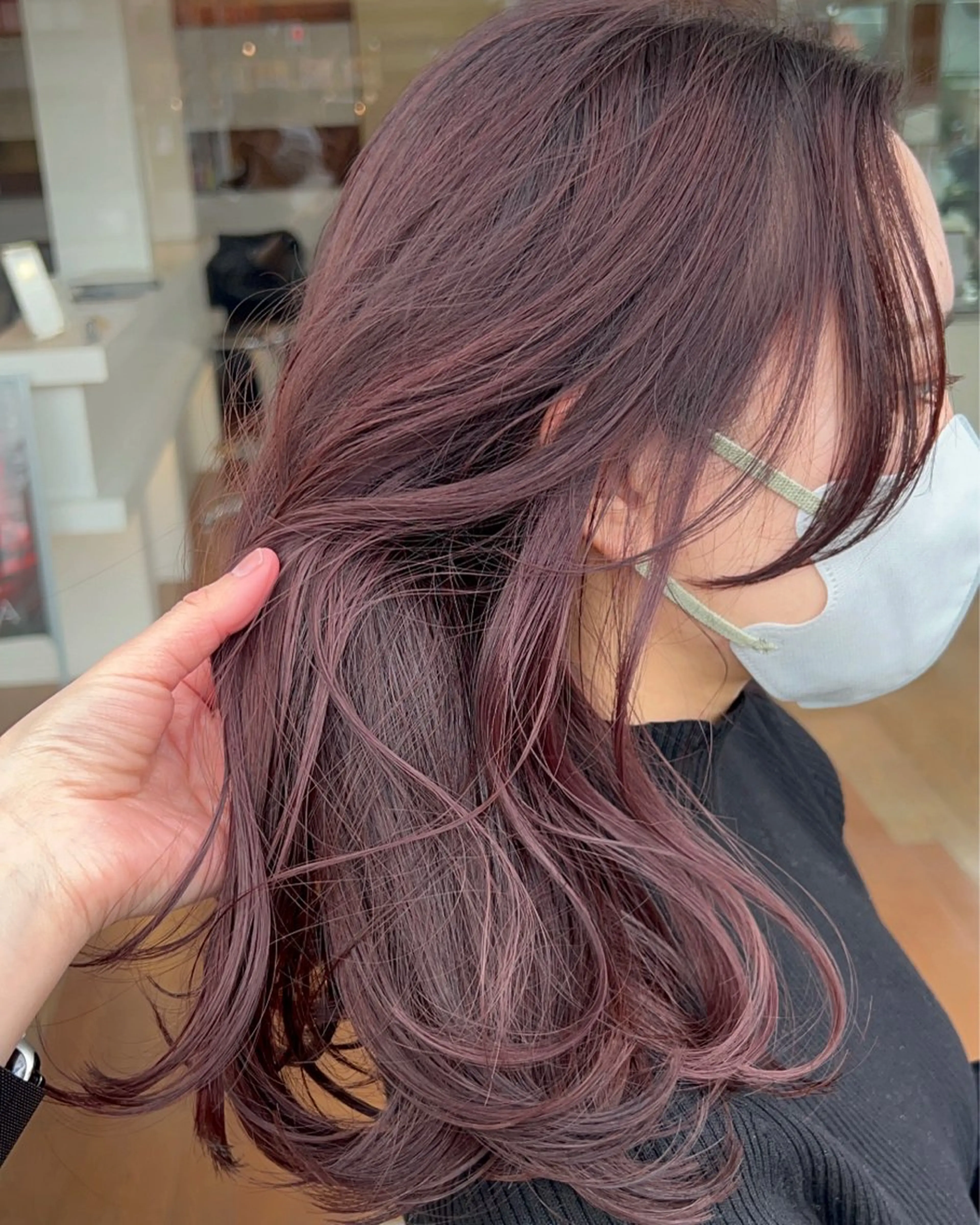 40.50代レディースモデルカット（ロング、ミディアム、ボブスタイル）✂️➕似合わせカラー🎀💭→￥3850の写真