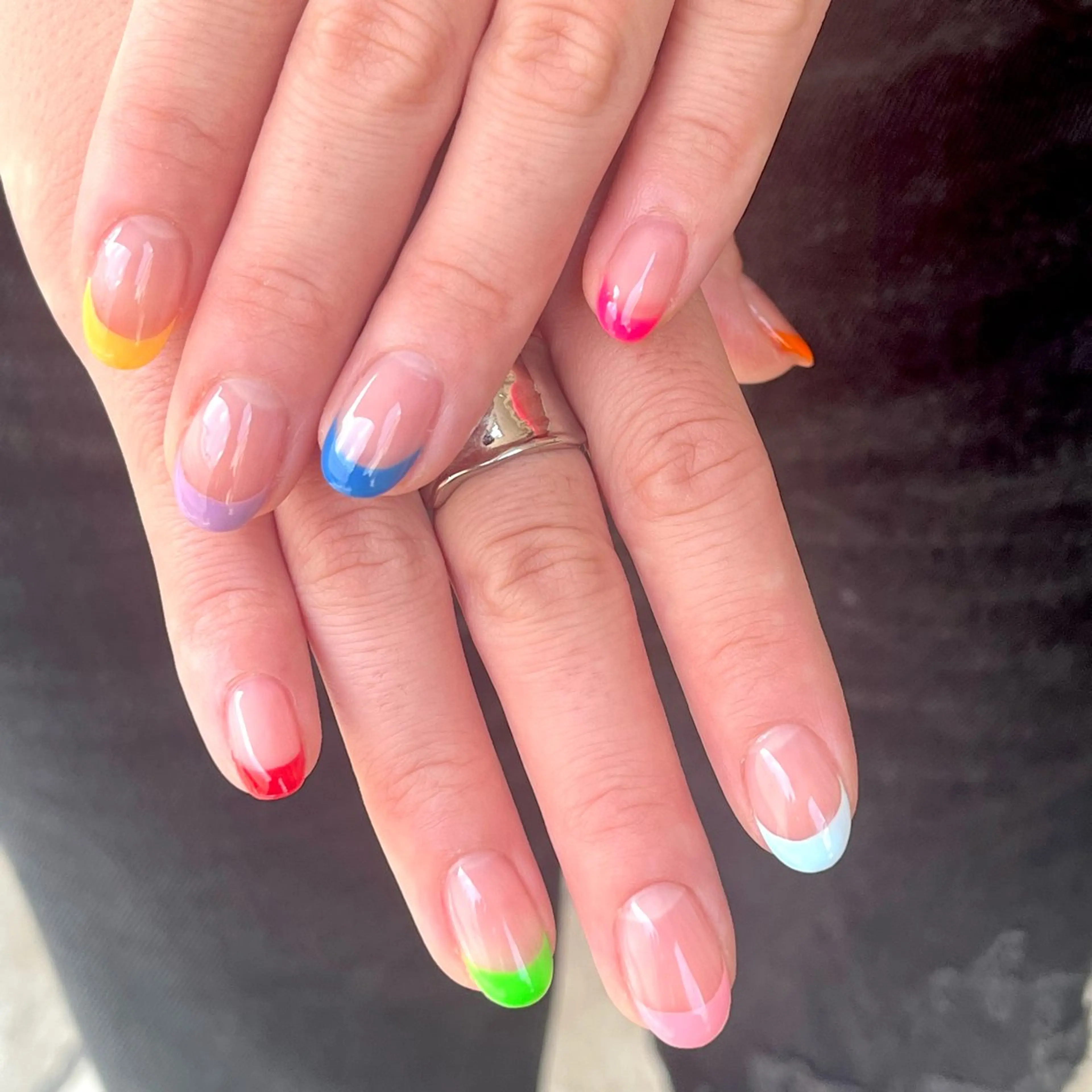 ネイル フレンチネイル 坂口 莉愛のネイルデザイン