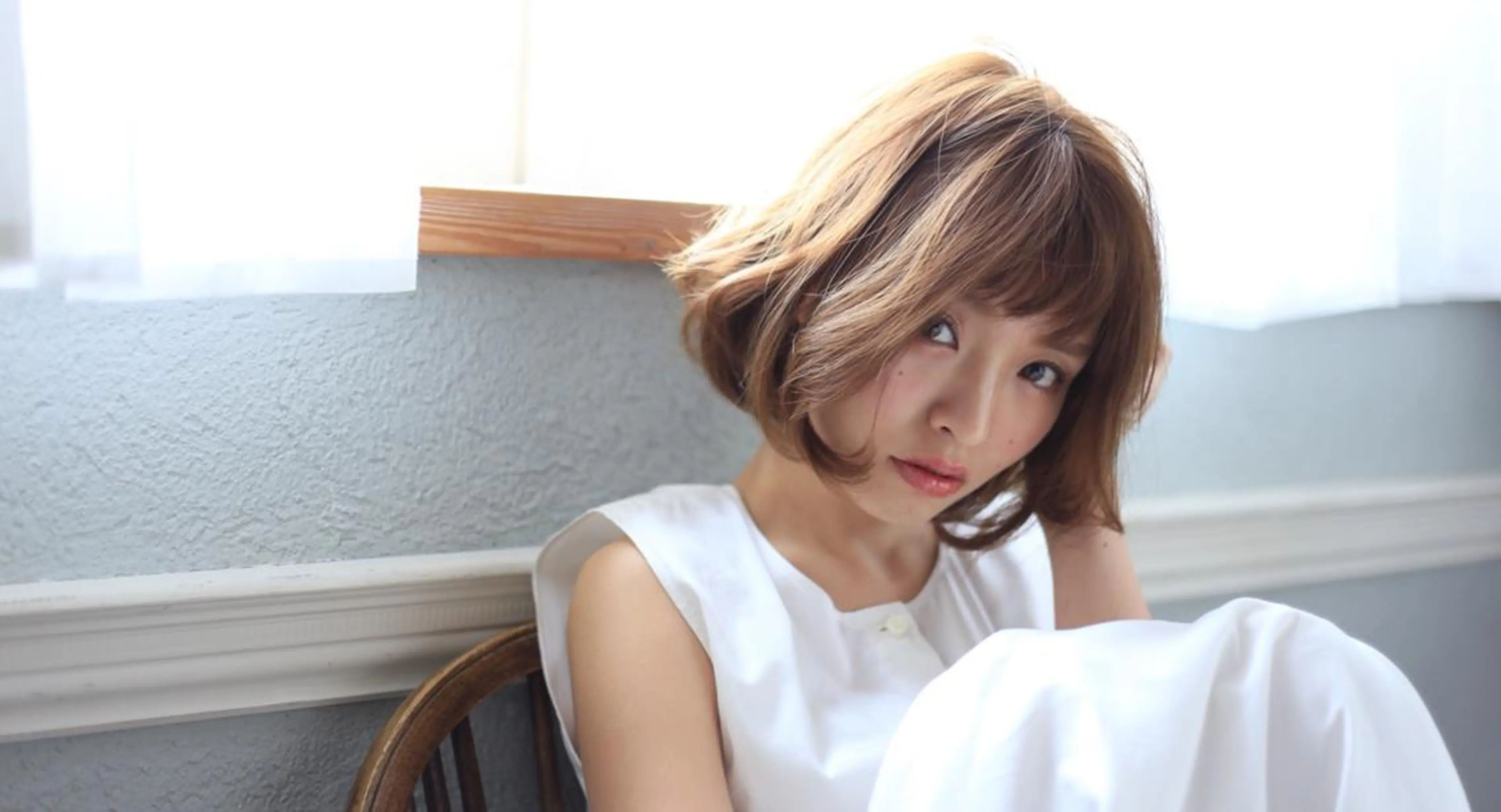 ミディアム 松島 涼花のヘアスタイル