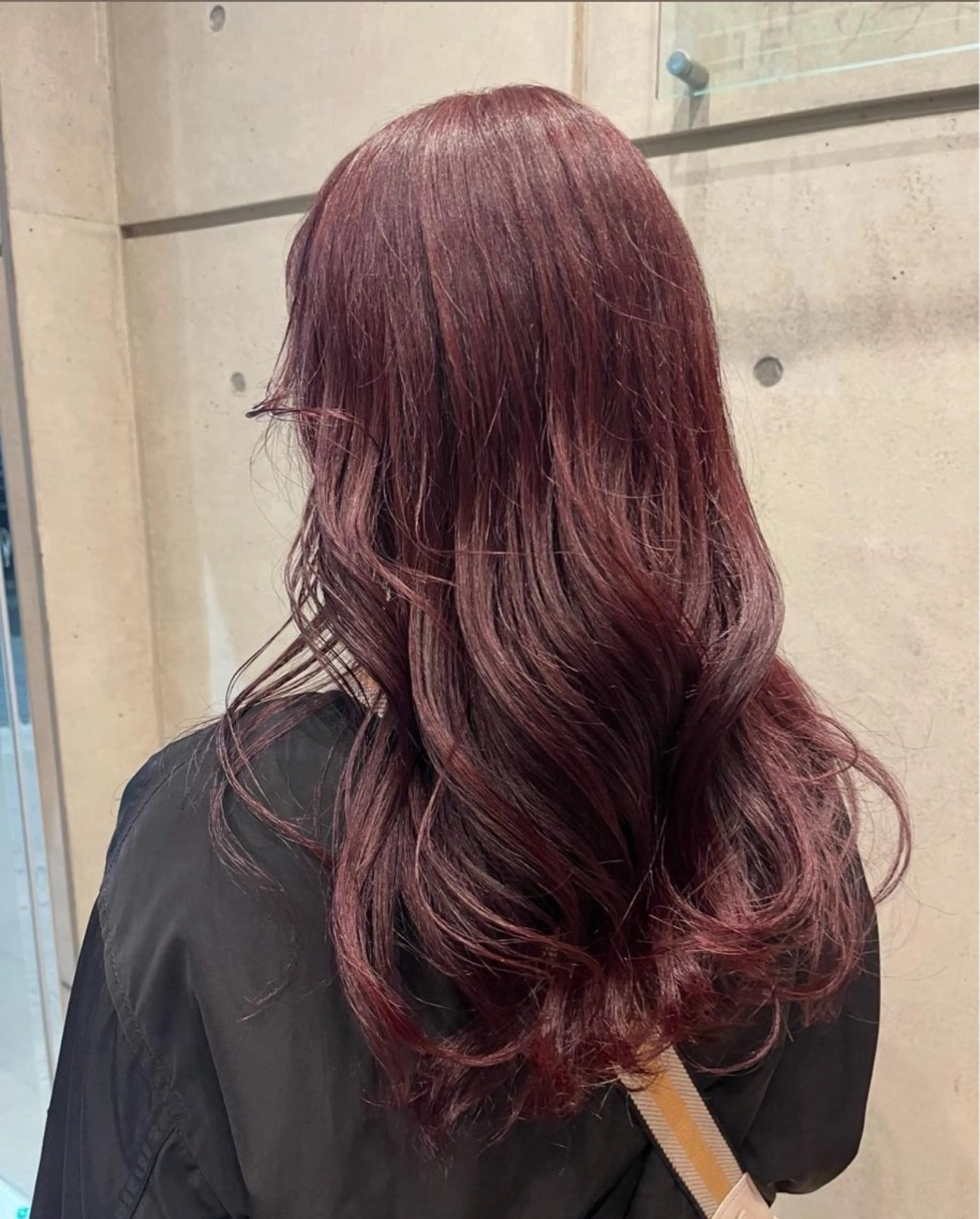 ロング パープルカラー 酒徳 唯斗のヘアスタイル