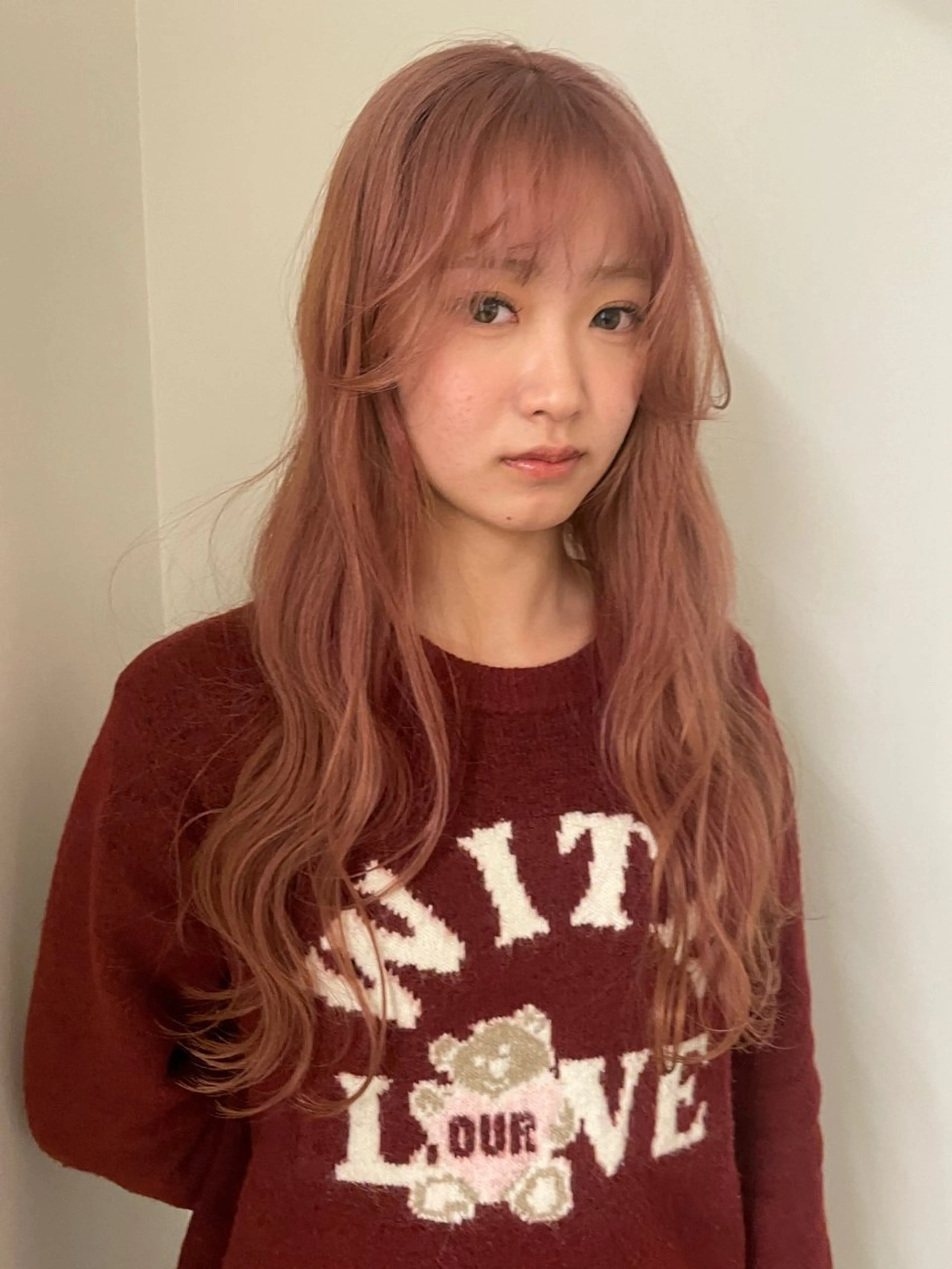 ロング ヘアカラー トリートメント ヘアセット tonari所属・ブリーチモデル/ カットモデル/Riaのヘアスタイル