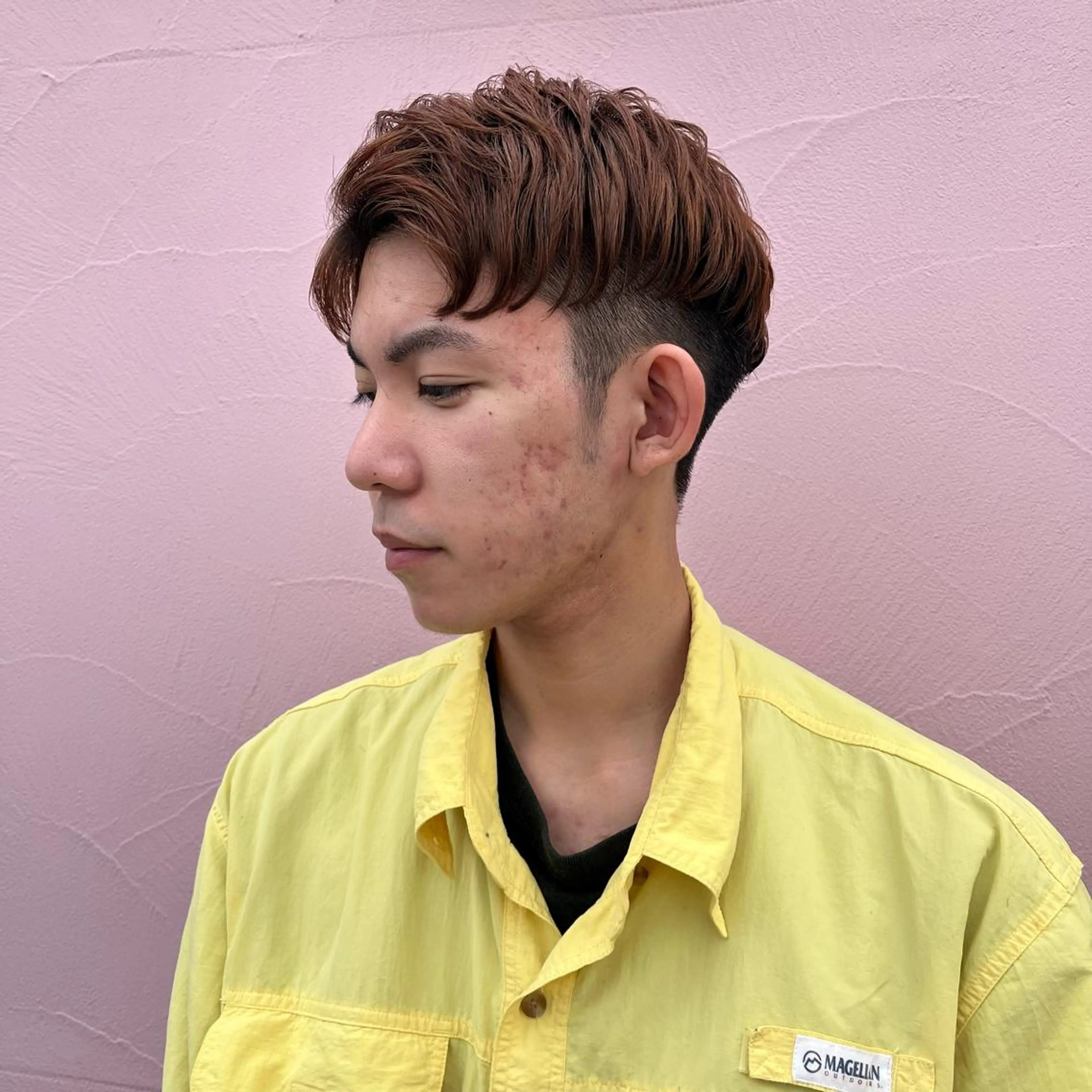 パーマ メンズ メンズパーマ フルールドソレイユ所属・♡ナナコ♡ レイヤー/艶髪のヘアスタイル