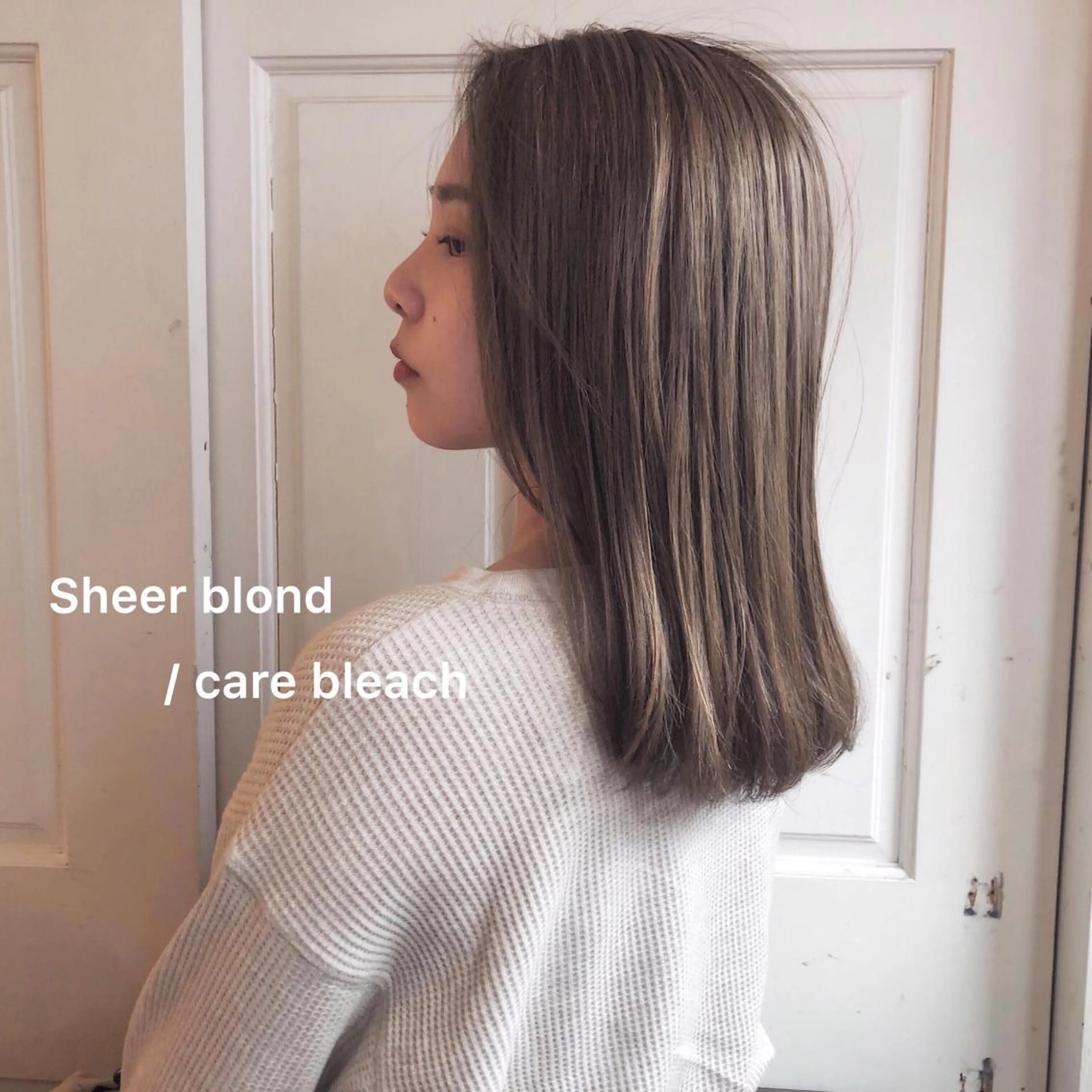 ミディアム ヘアカラー 🌸ハイトーン 新田 廉 🌸のヘアスタイル