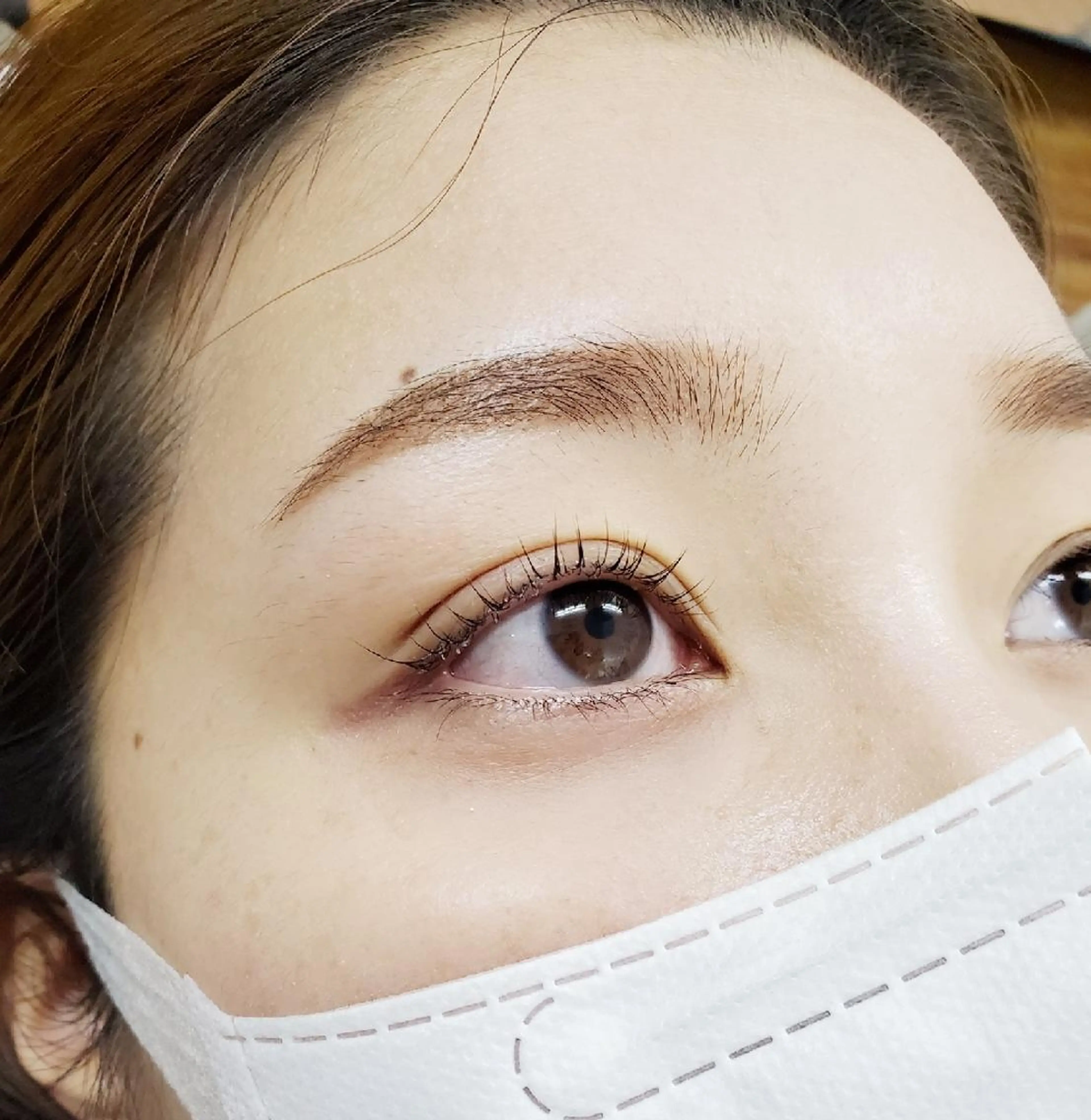 ラッシュリフト『上まつげのみ』ケラチントリートメント付きの写真