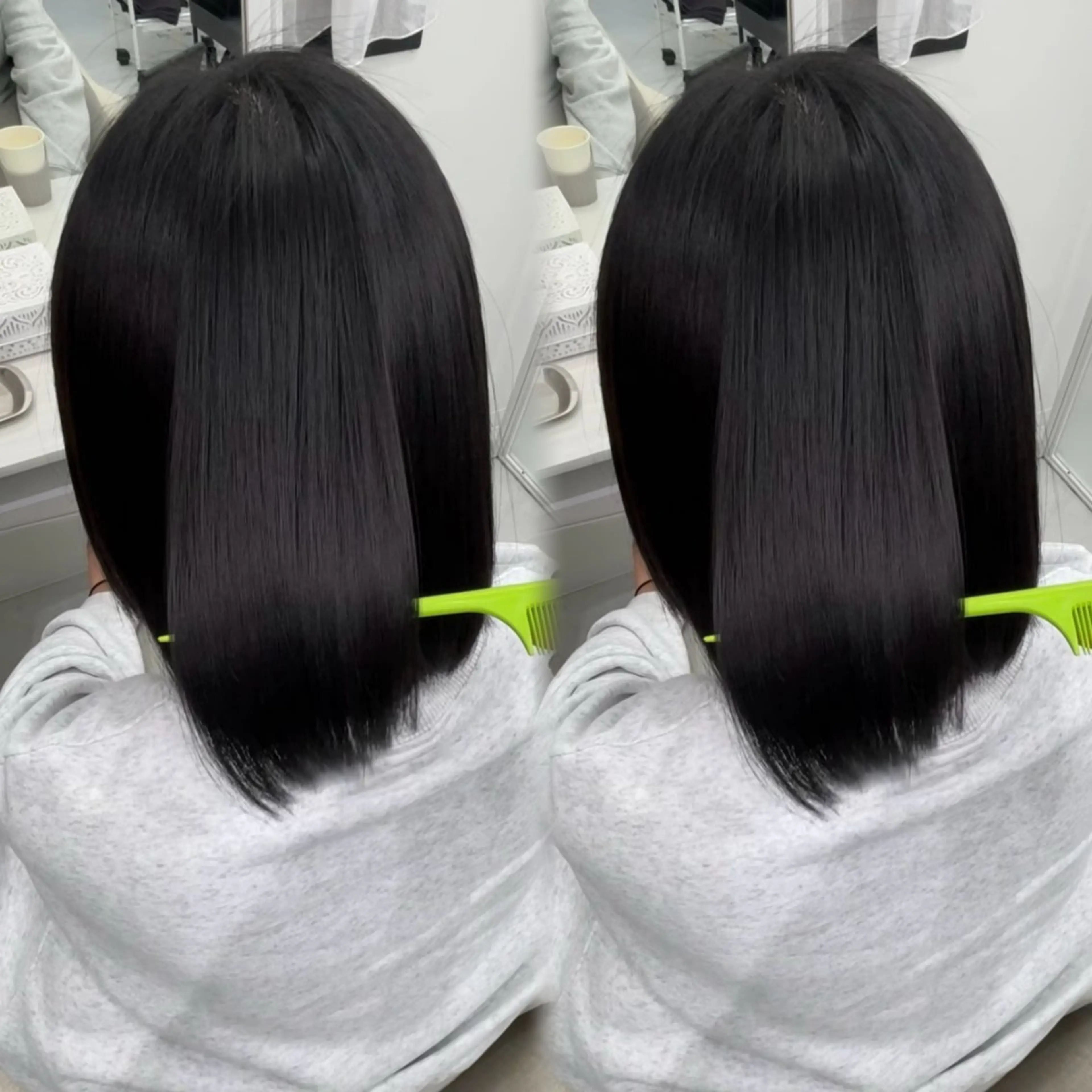 ミディアム カット 縮毛矯正 トリートメント 髪質改善矯正/カラー /吉祥寺 mariのヘアスタイル