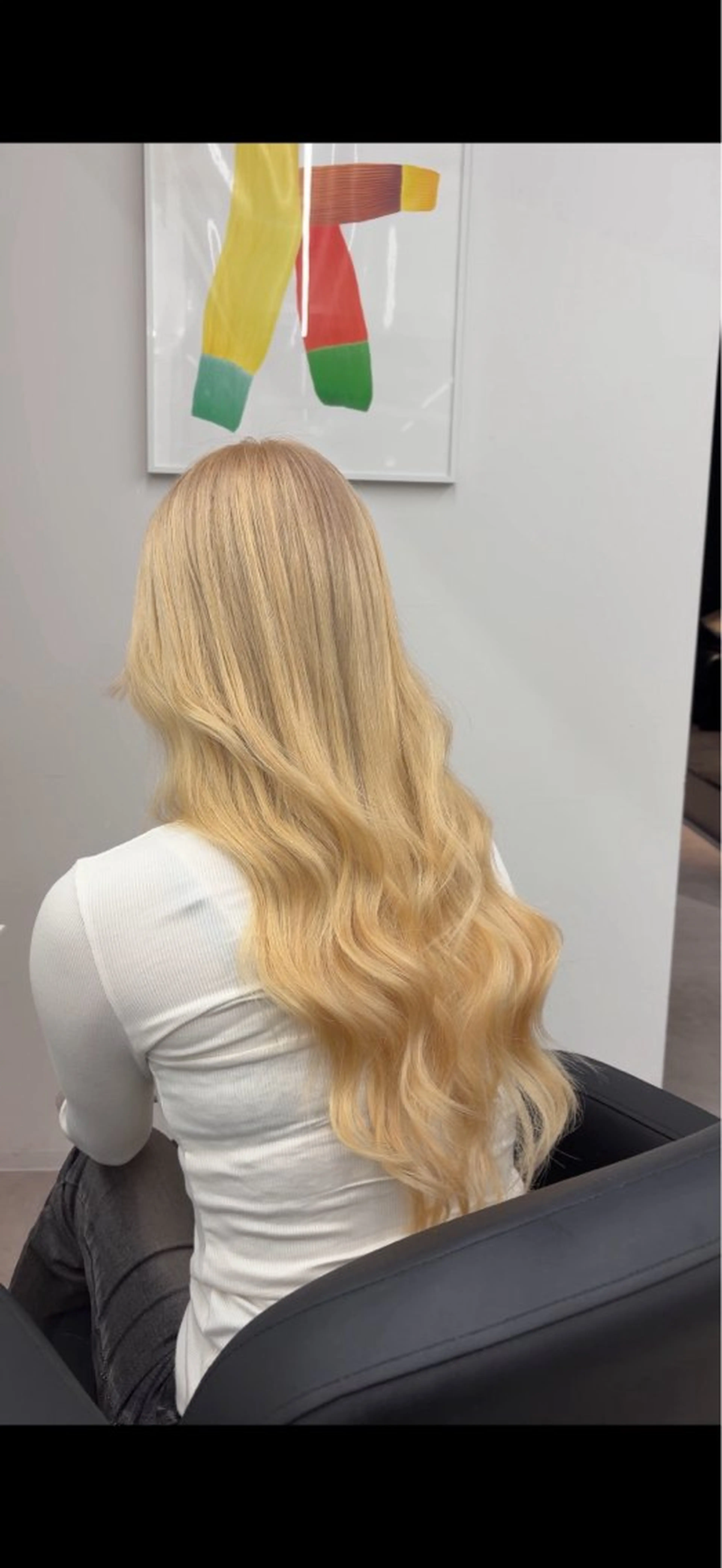 ロング カット ヘアカラー エクステ エクステ/ ブリーチ🤩店長レンのヘアスタイル