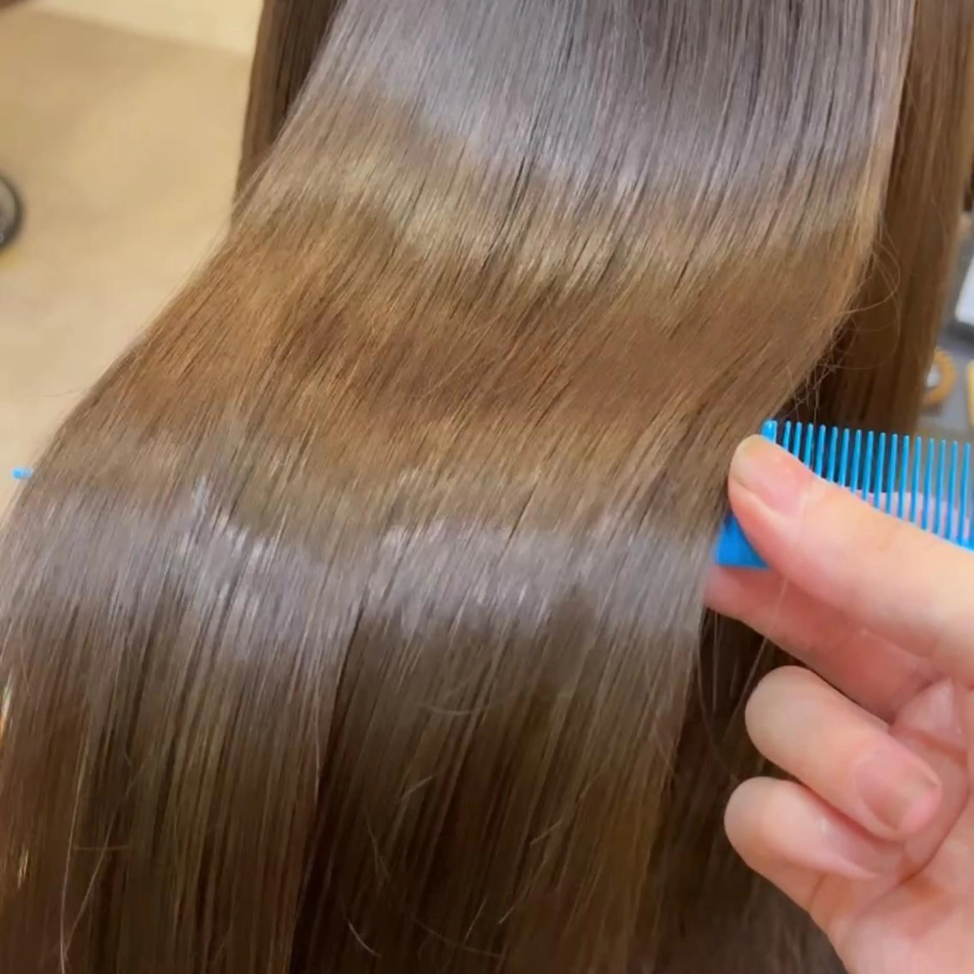 ミディアム カラー 髪質改善 トリートメント カット ヘアカラー トリートメント 🟢NEGi🟣 🫧髪質改善のヘアスタイル