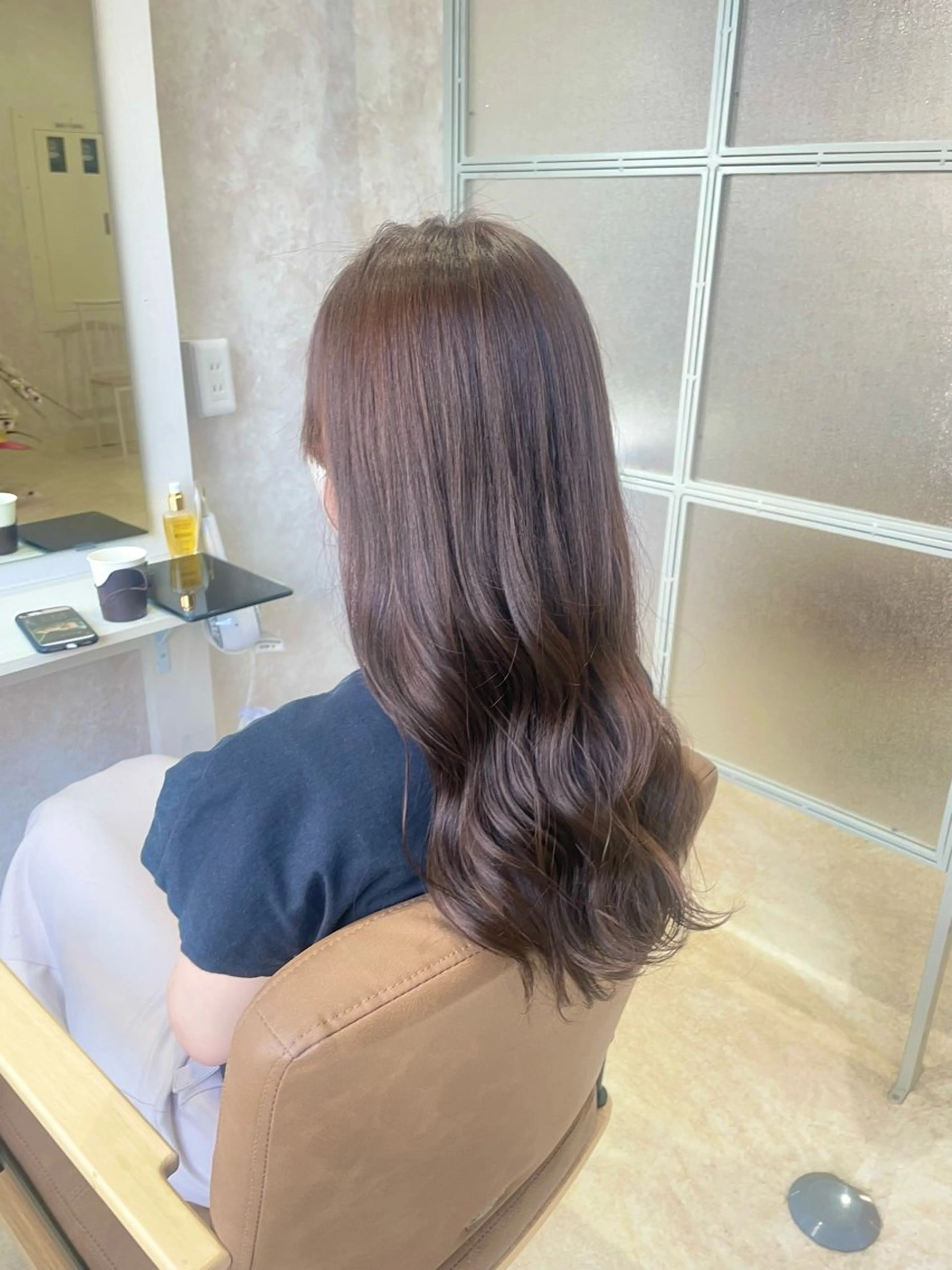 ロング カット ヘアカラー トリートメント ❤︎SAKURA 【Rico】❤︎のヘアスタイル