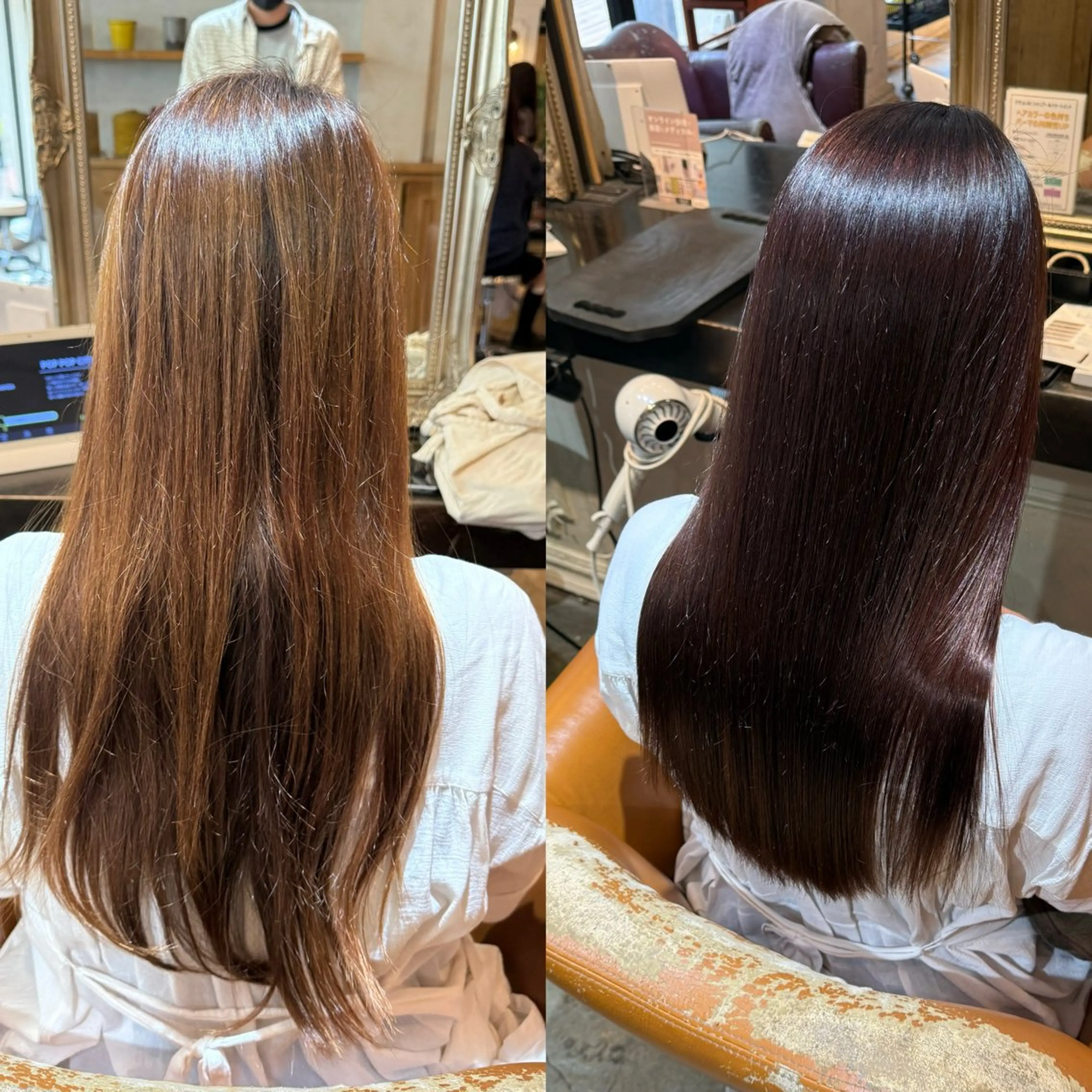 ロング カット 縮毛矯正 トリートメント 髪質改善／美髪矯正 林田和真のヘアスタイル