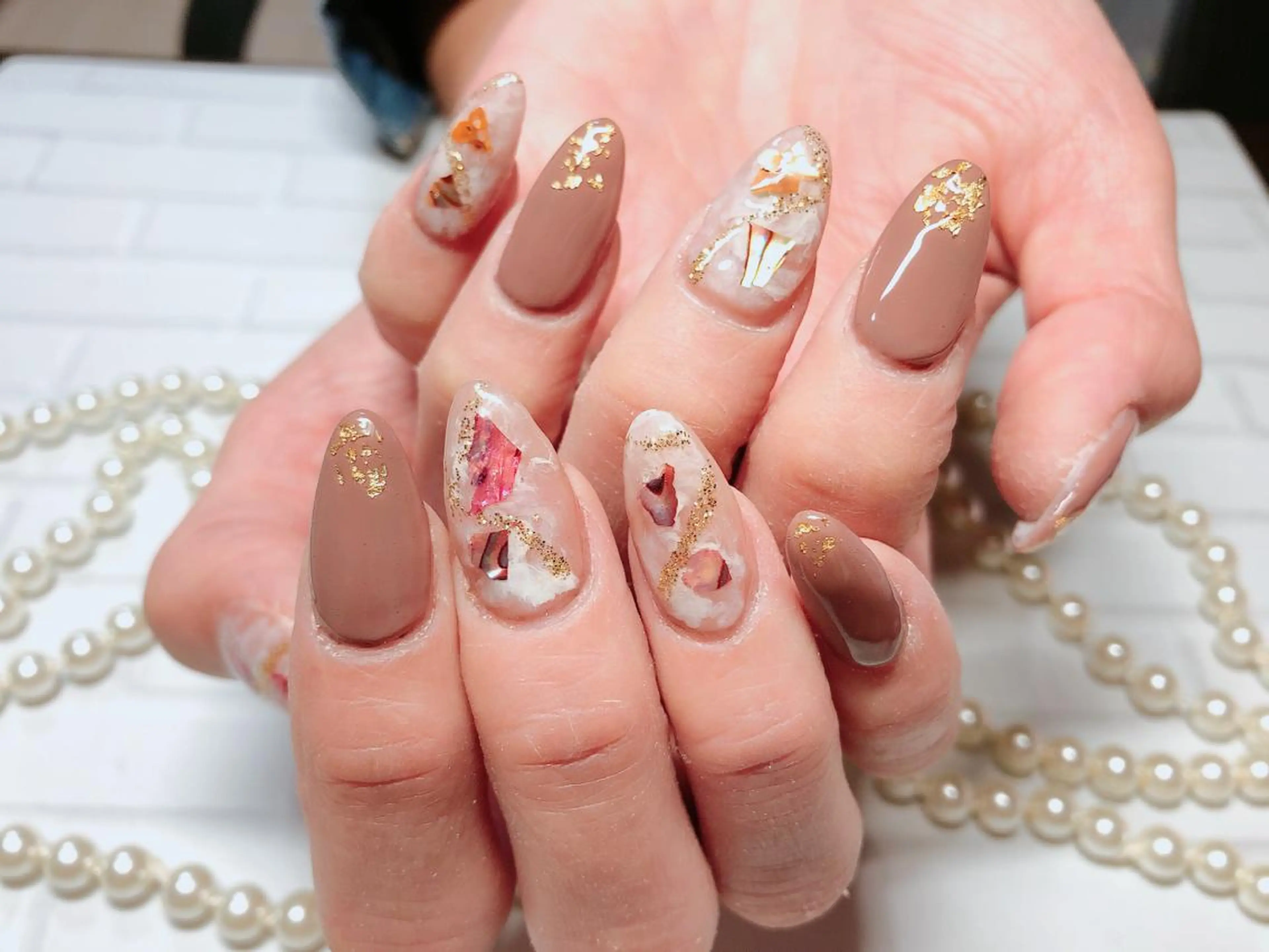 ネイル 大理石ネイル(マーブル) ハンドネイル ハンドケア ネイルサロン HARRYS所属・ネイル･脱毛サロン HARRYSのエステ・リラクイメージ