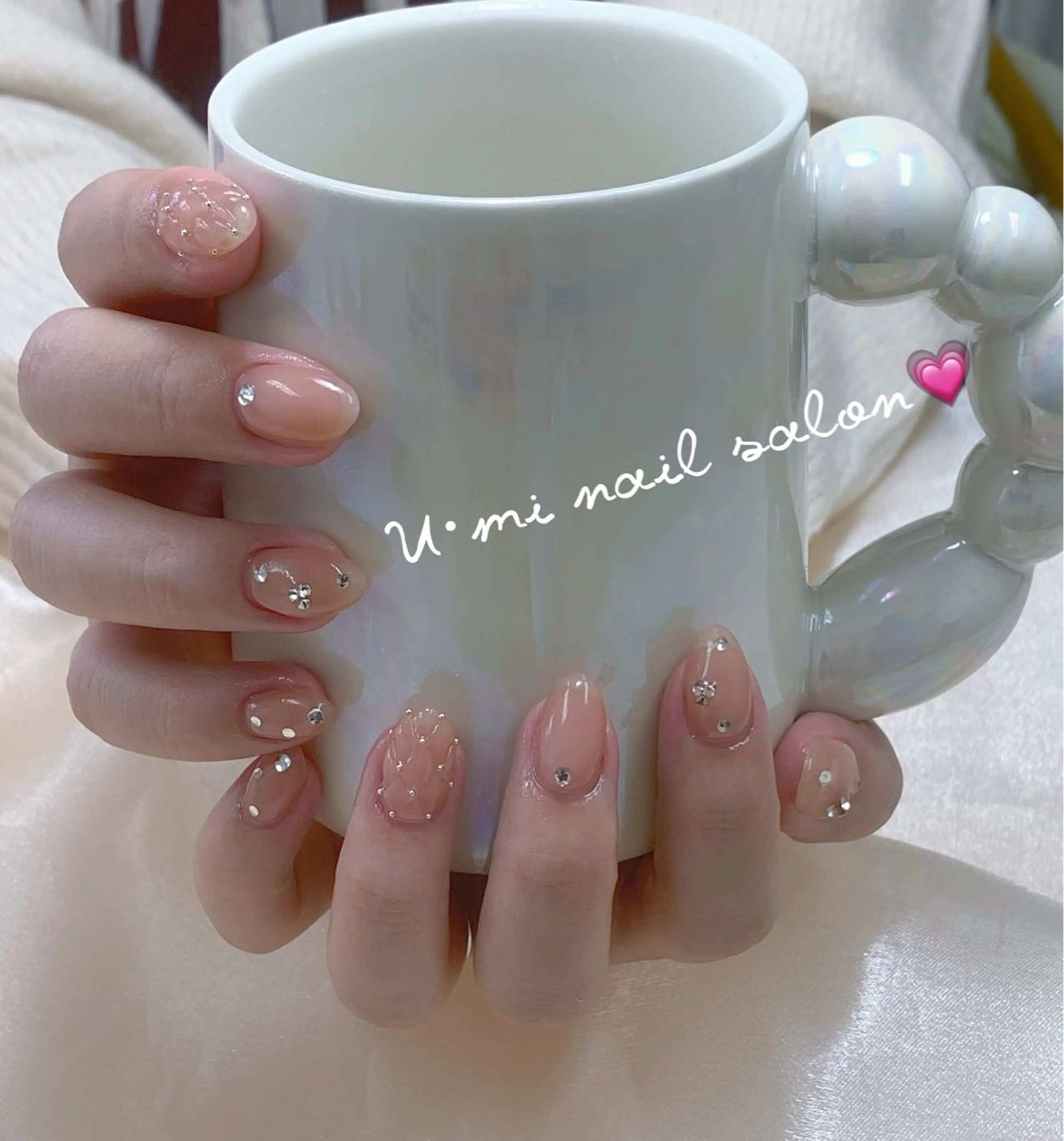 ネイル 持ち込み ハンドネイル Ｕ·Mi nail salon所属・u・mi  上野御徒町パラジェルのネイルデザイン