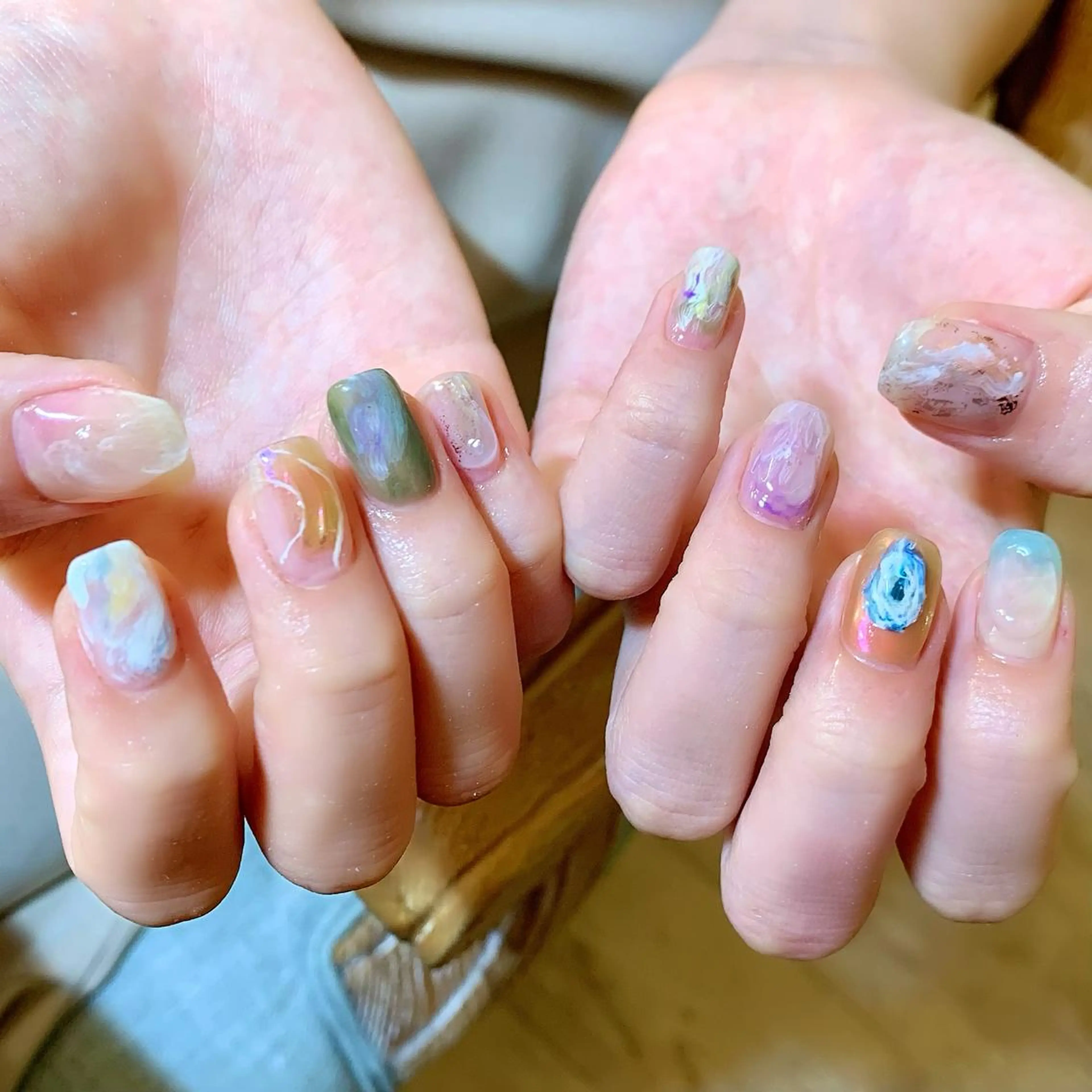 ネイル GO TODAY シェアサロン 表参道Colore店所属・K. Ayanaのネイルデザイン