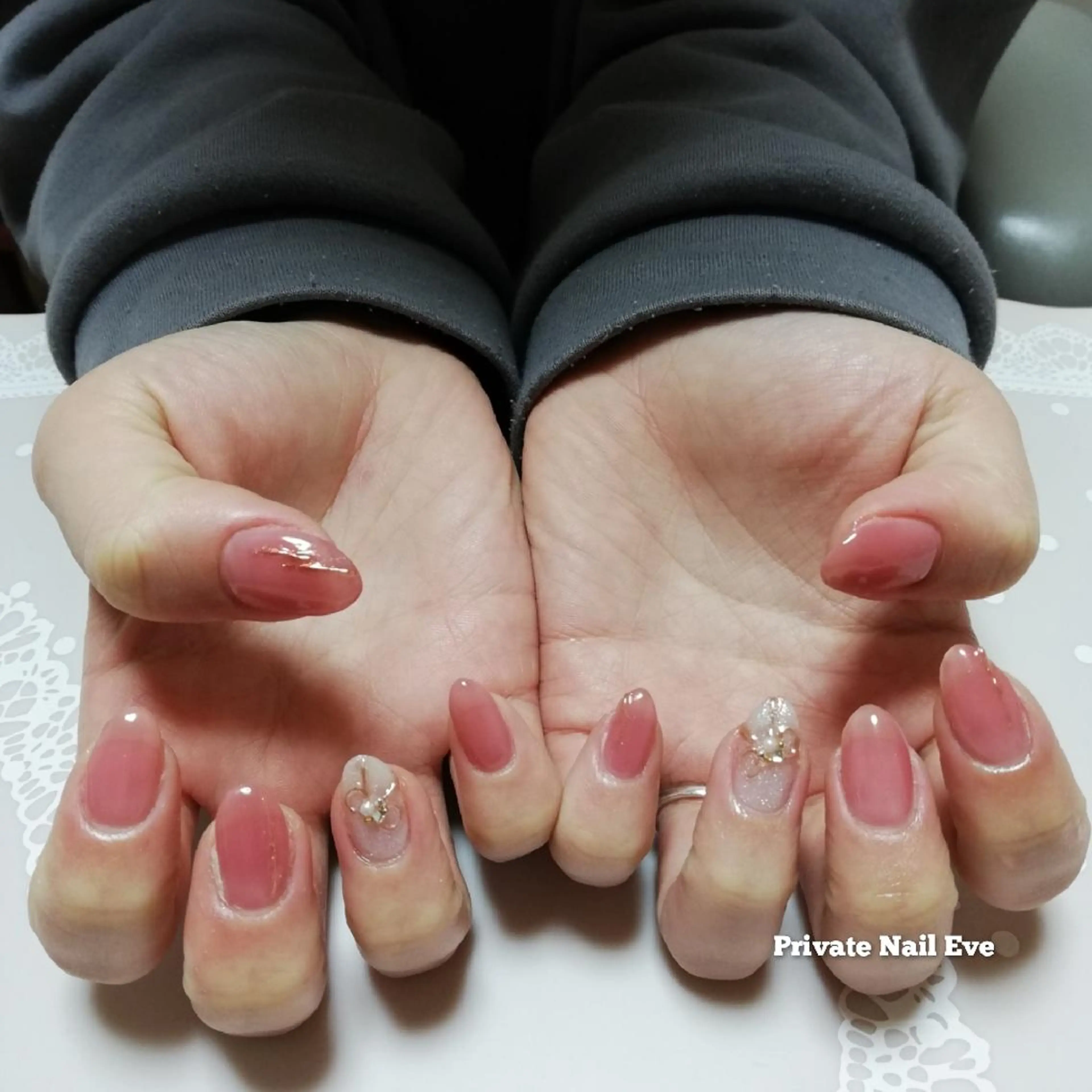 ネイル リボン ネイル junkoのネイルデザイン