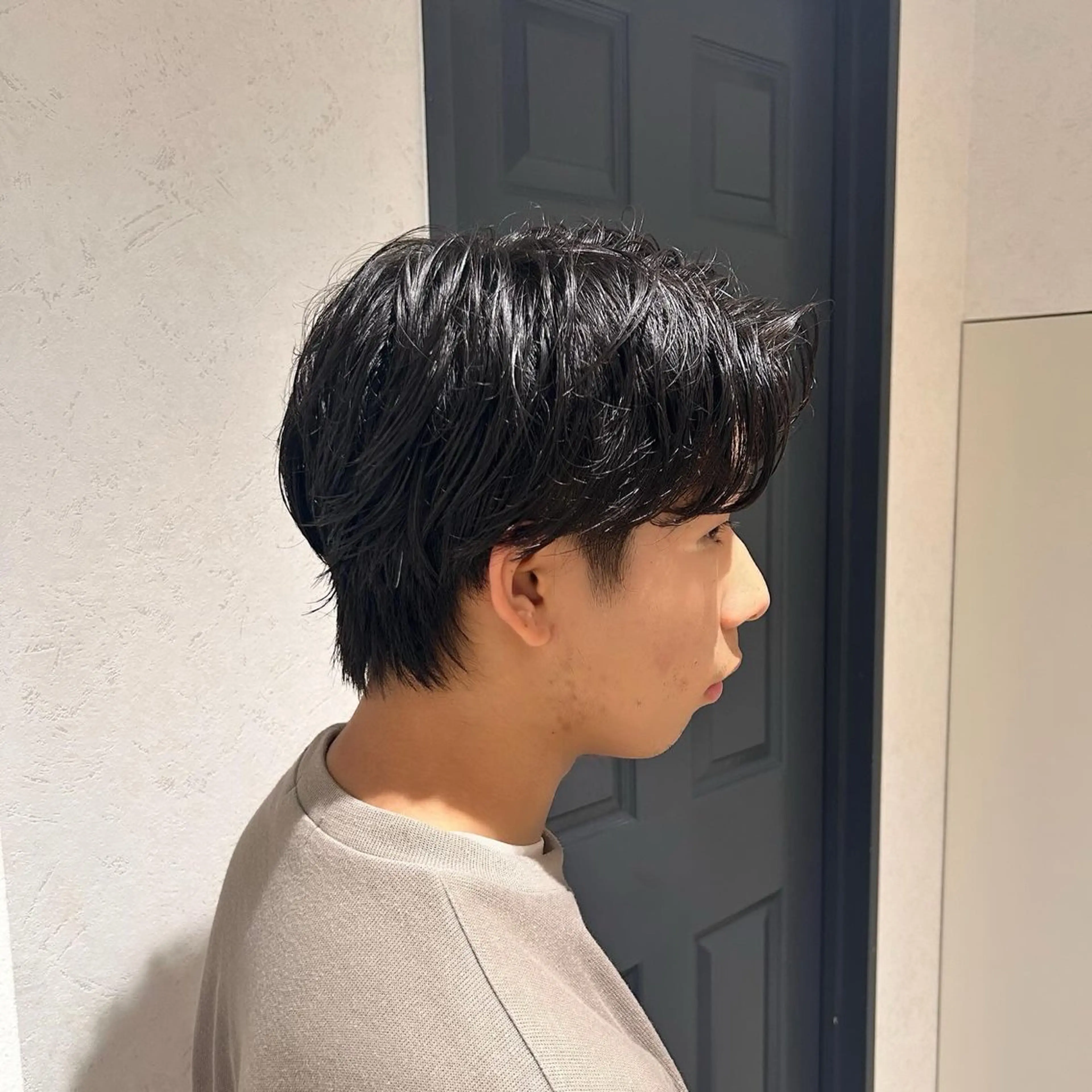 ショート メンズ メンズパーマ カット 保坂 駿太郎のヘアスタイル