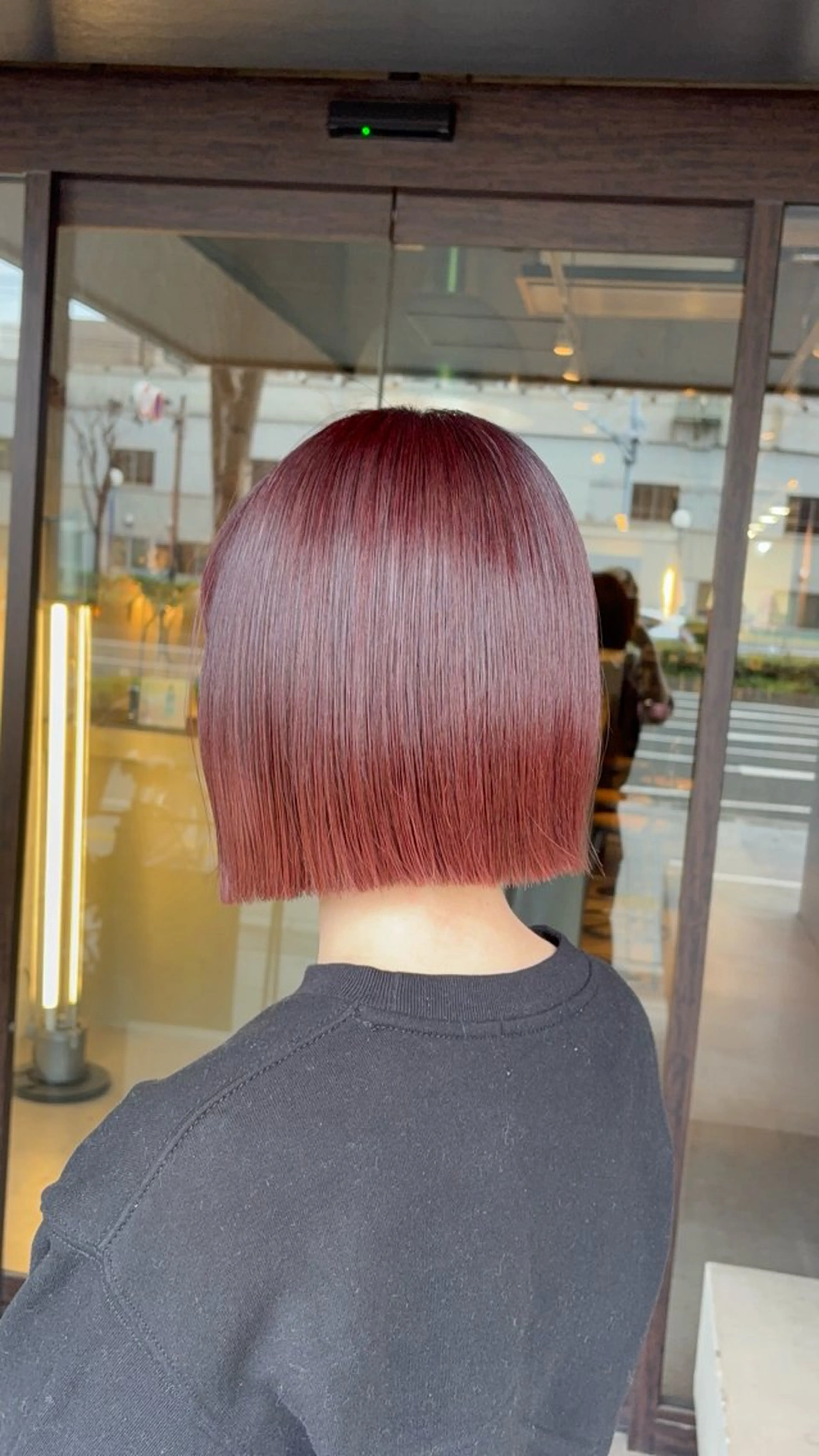 🍓おすすめ🍓洒落感ボブ◎切りっぱなしカット＋透明感カラー＋クイックトリートメントの写真