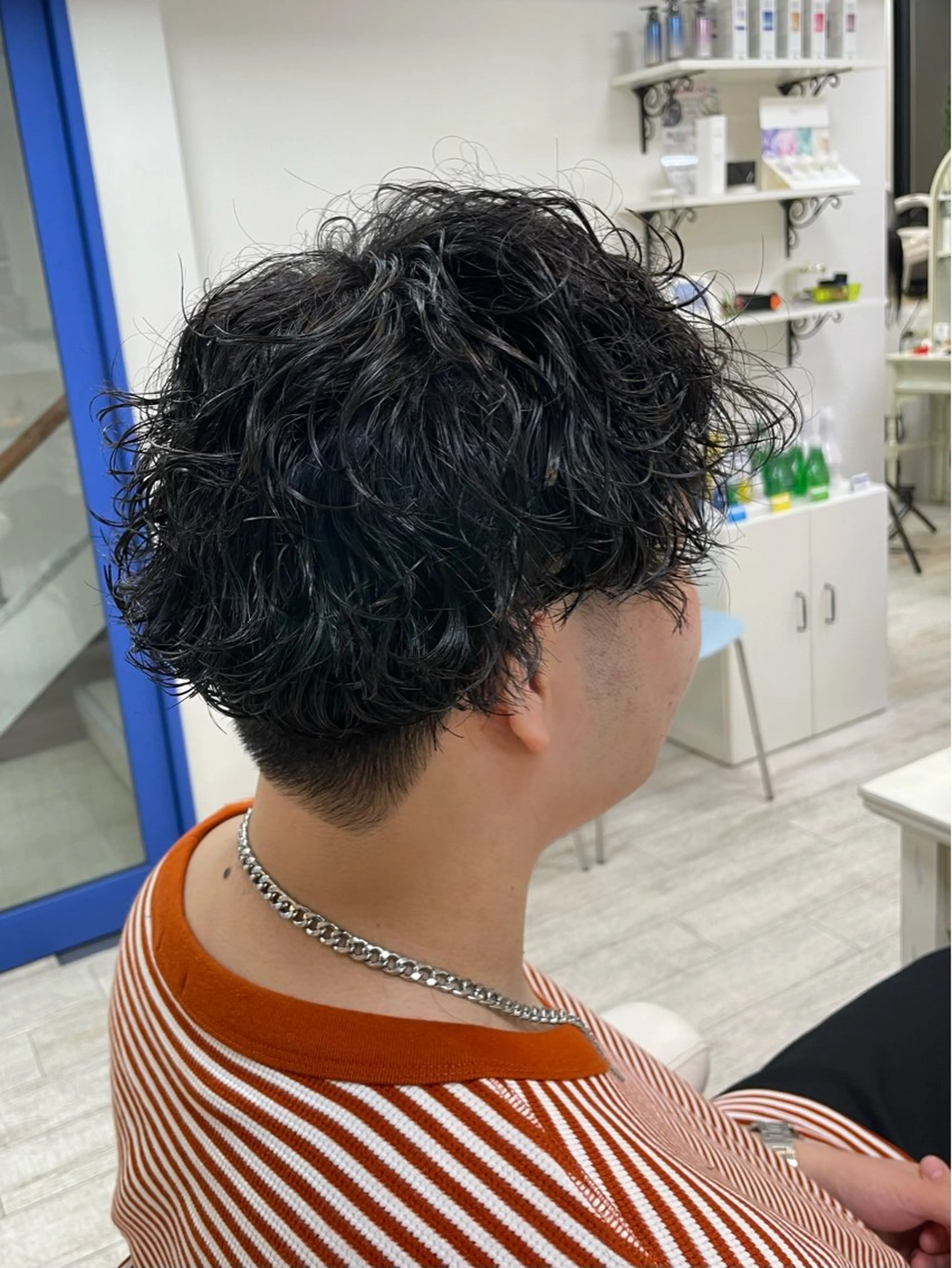 ショート カット パーマ 新籾 尚哉のヘアスタイル