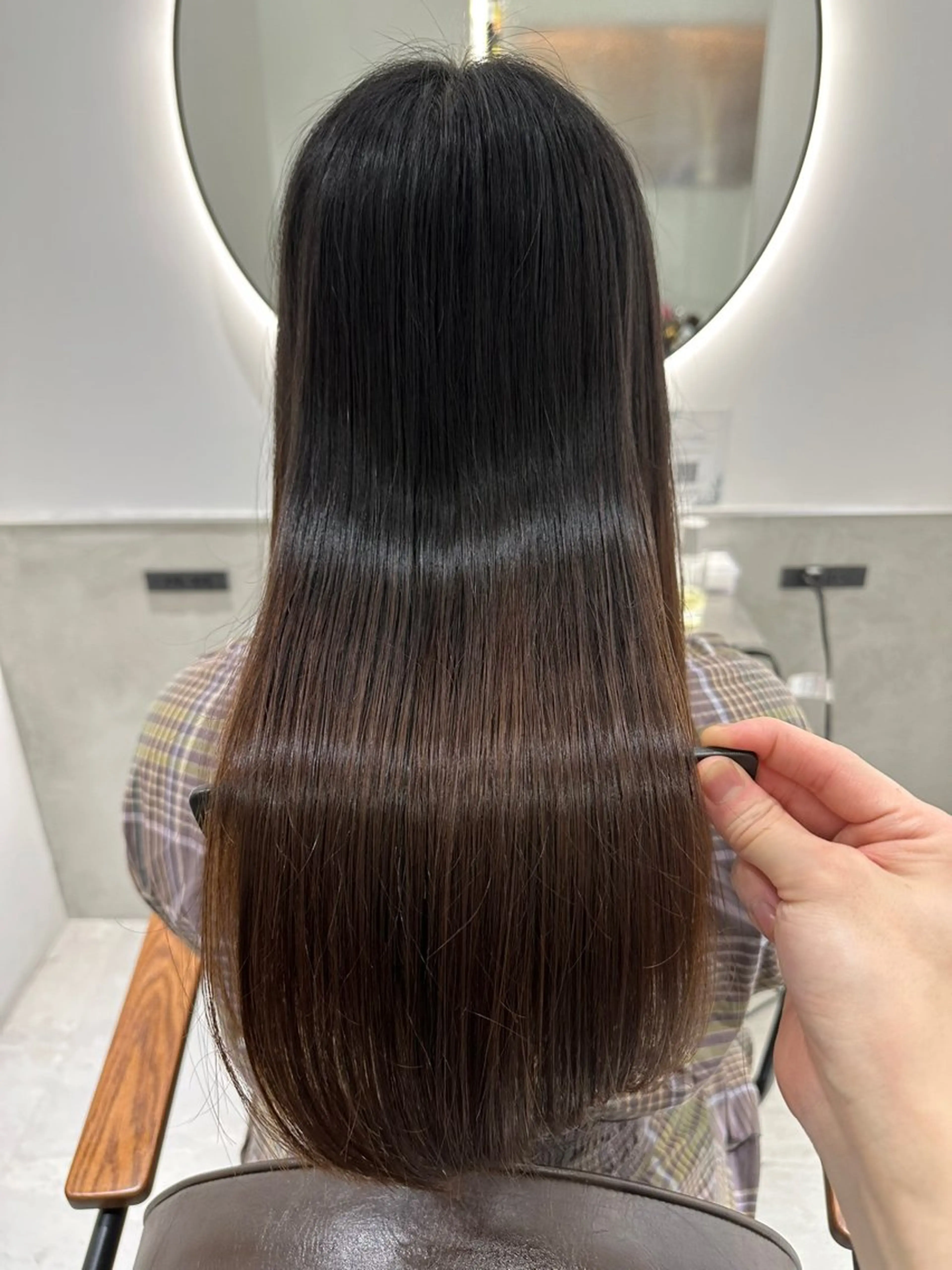 ロング 髪質改善 トリートメント 銀座No.1髪質改善 縮毛矯正/本木のヘアスタイル