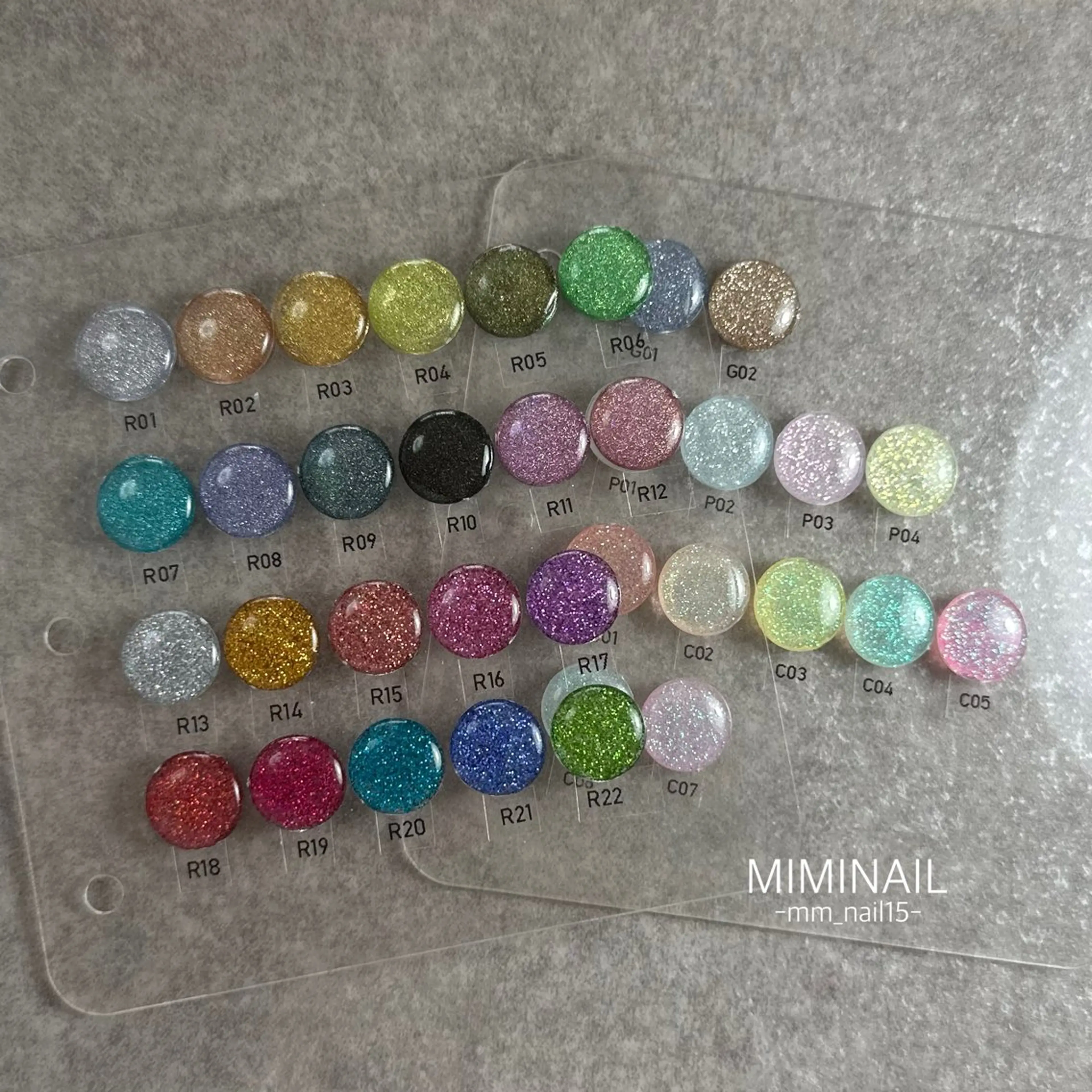 選べる35色！サンプルラメワンカラーorグラデーションの写真