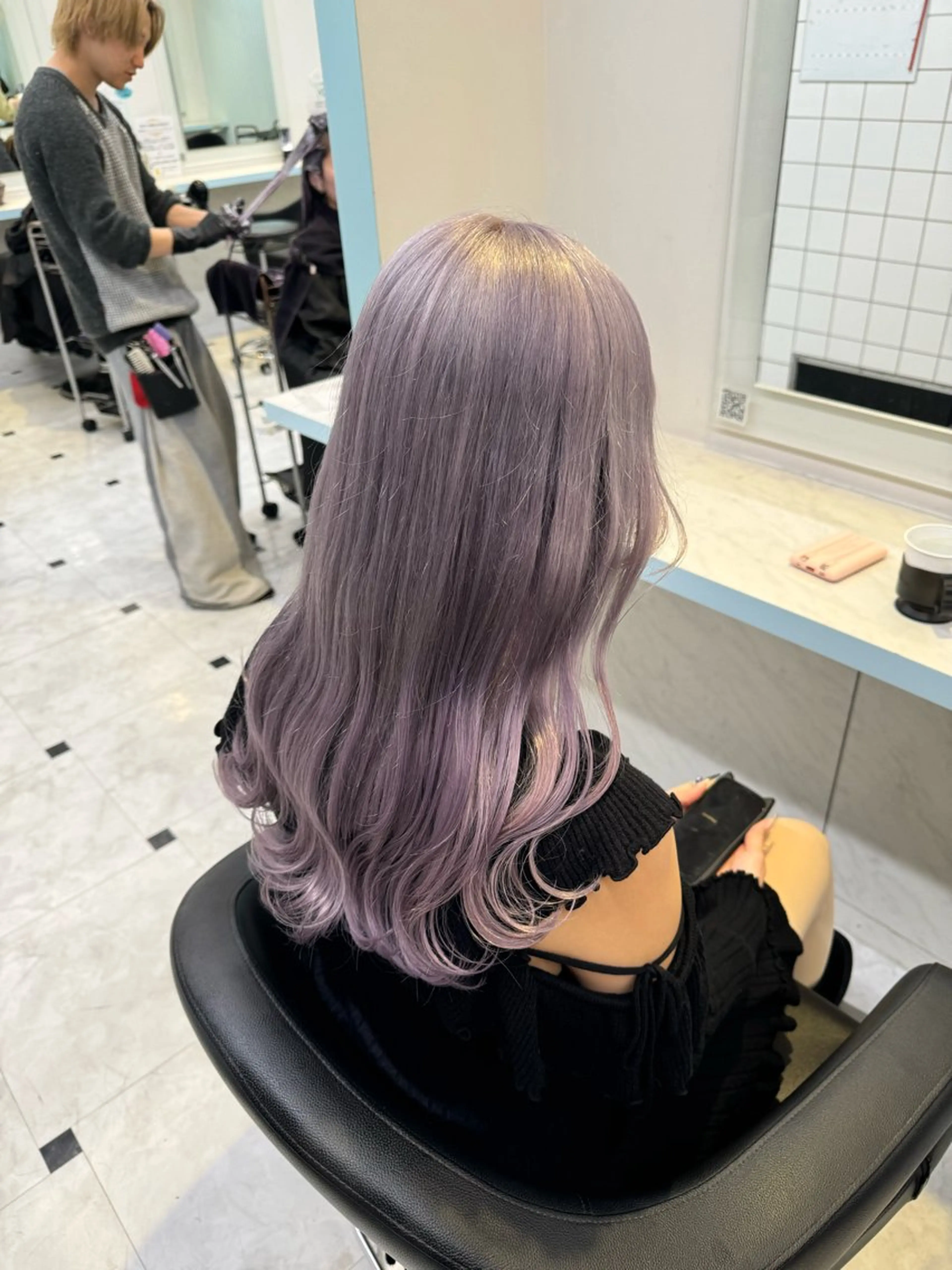 ロング カラー ヘアカラー トリートメント ヘッドスパ ヘアセット 暖色🩷透明感カラー ♡Maika♡のヘアスタイル