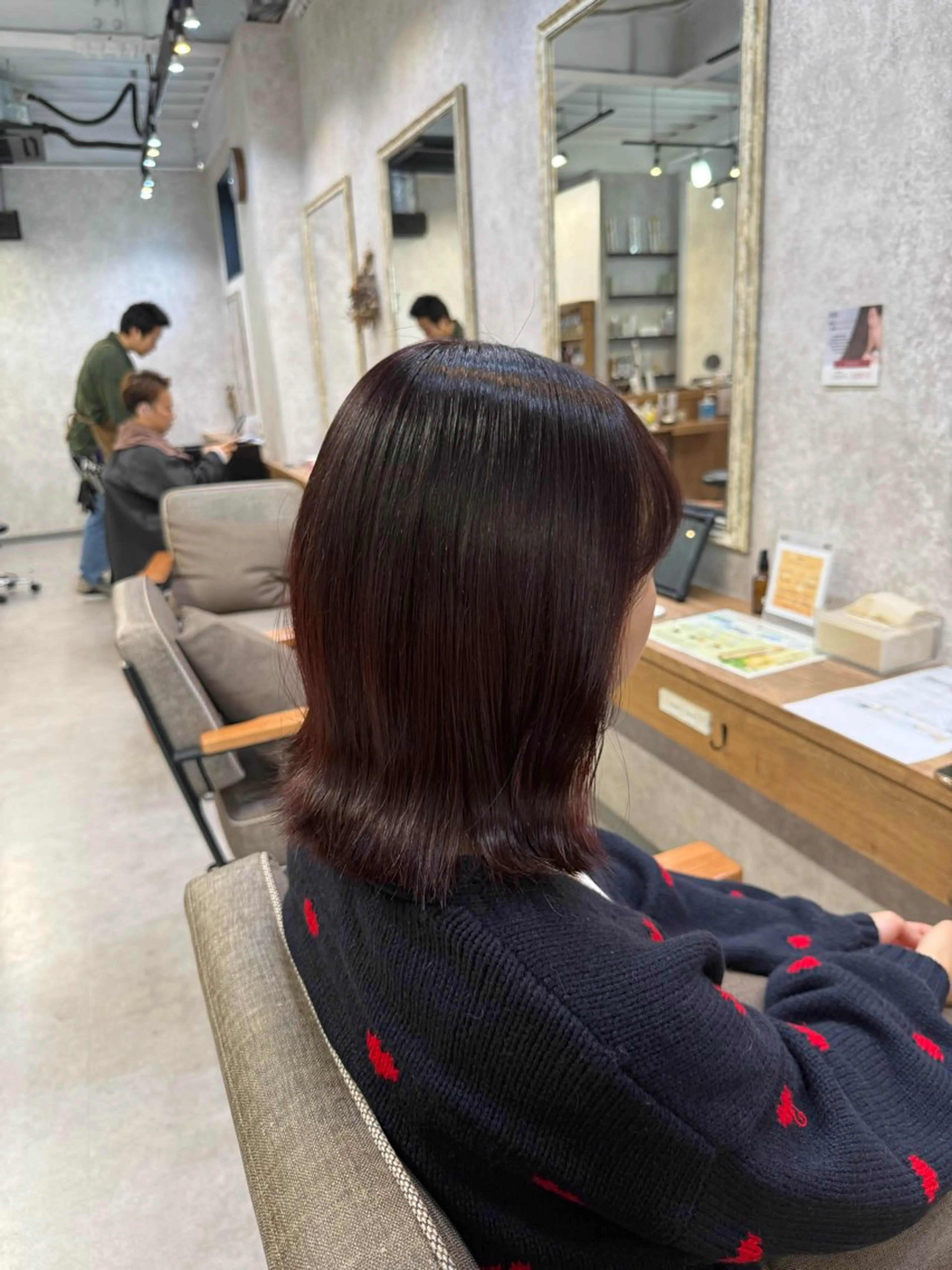 ミディアム ヘアカラー 髪質改善/縮毛矯正 /メンズ/佐澤りょうのヘアスタイル