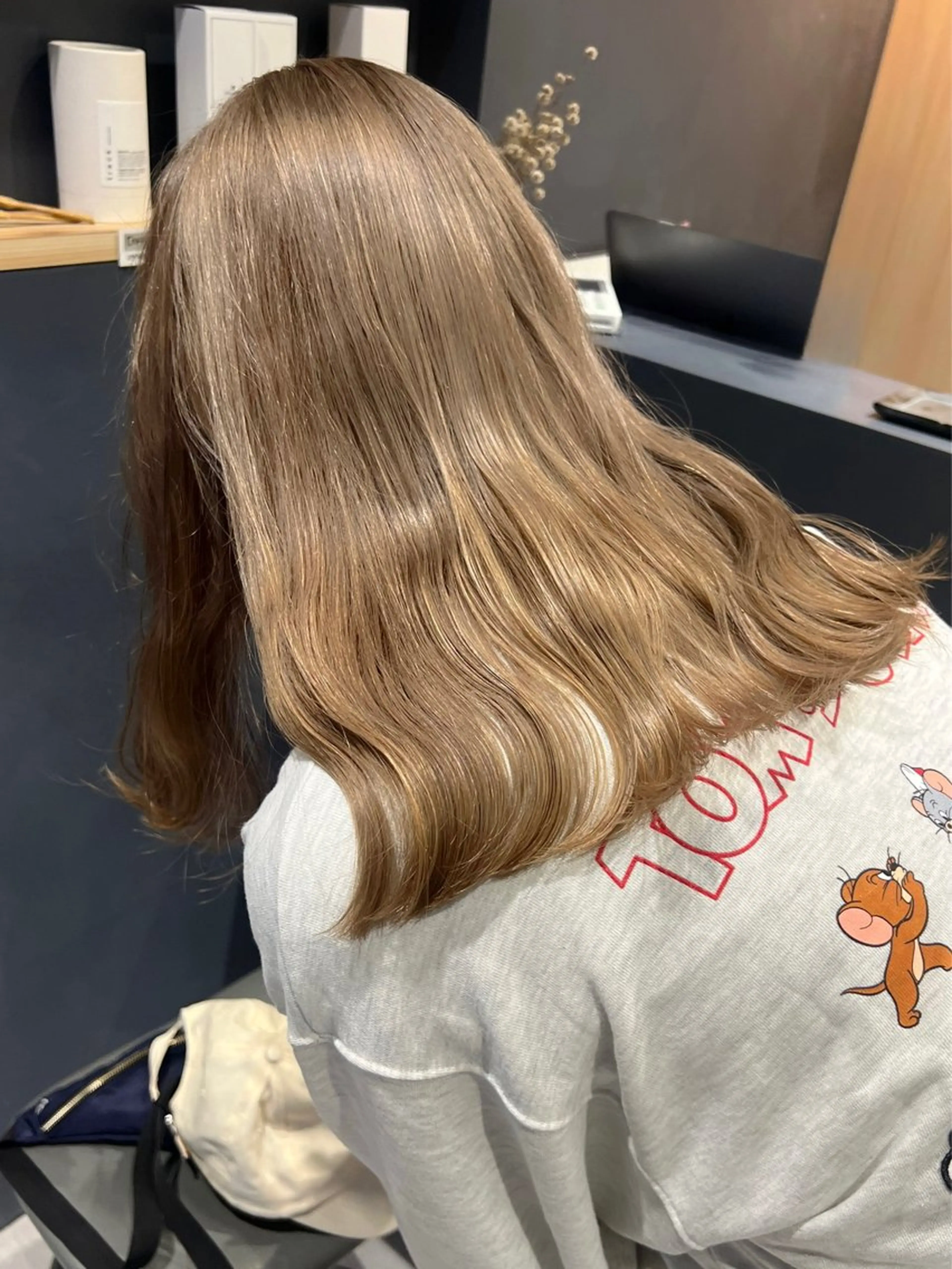 ロング カット ヘアカラー トリートメント AI TOKYO　S所属・mizuki 【韓国レイヤー】のヘアスタイル