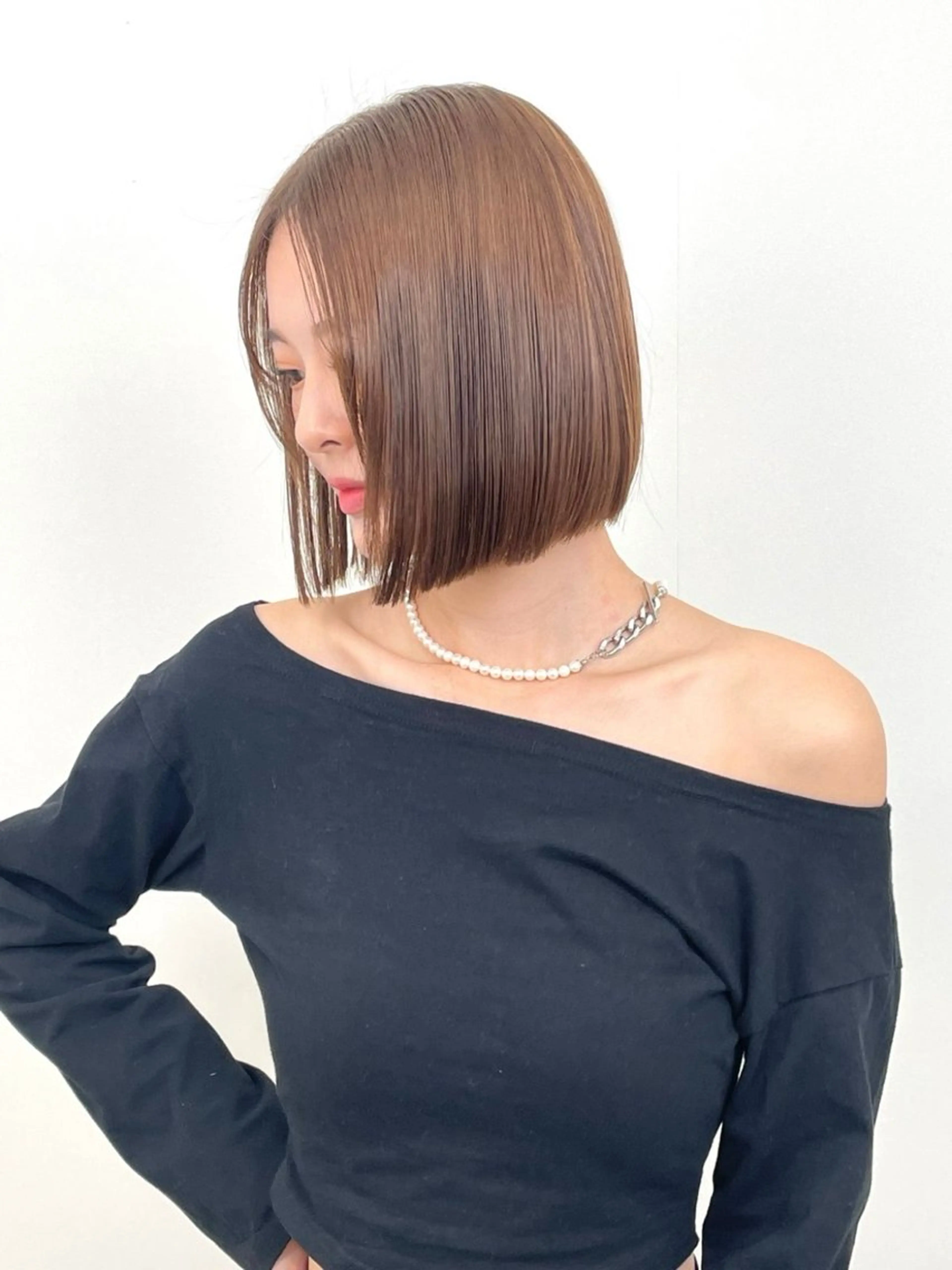 ショート カラー 森 亜紗美のヘアスタイル
