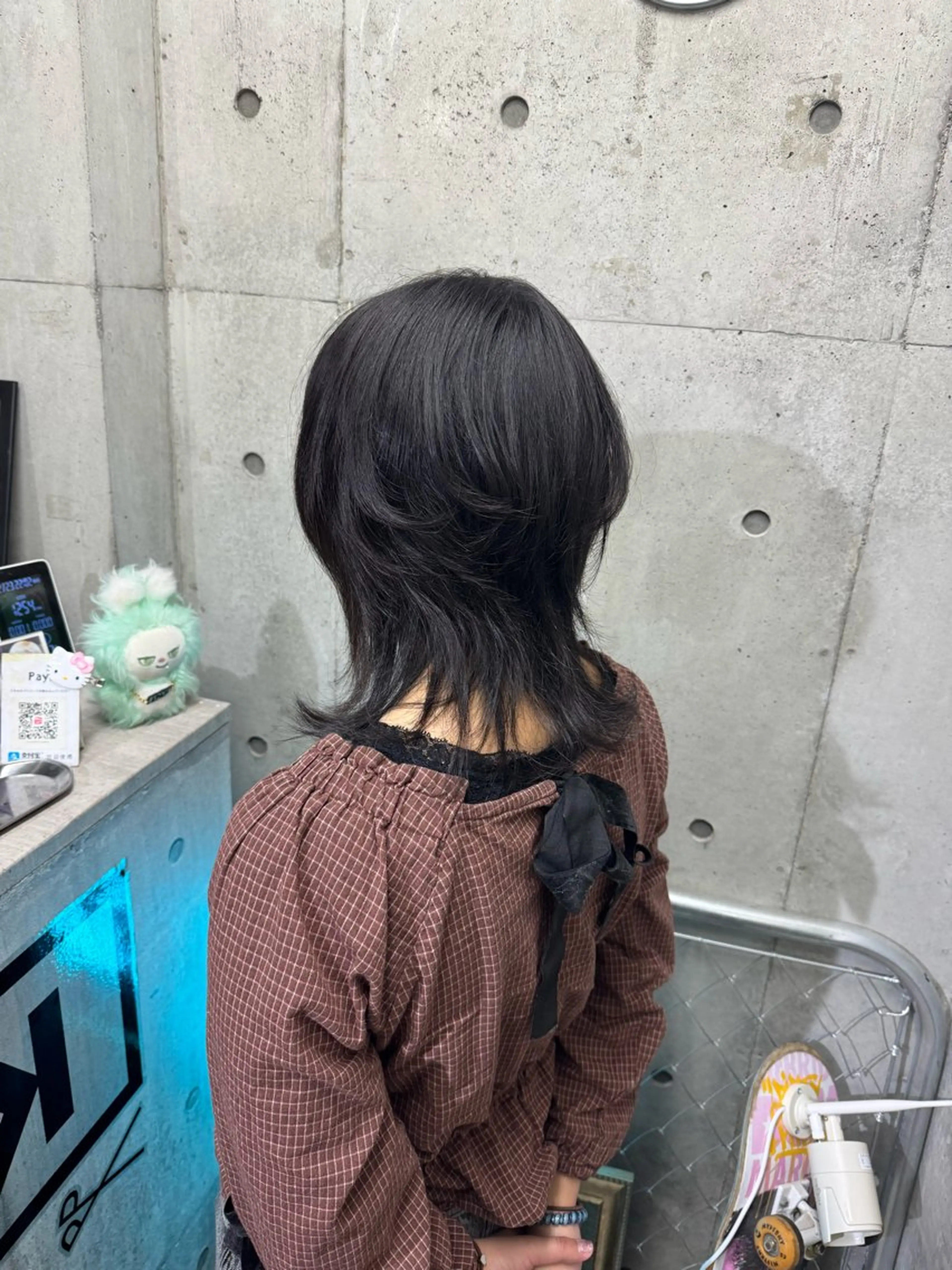 ミディアム ハイレイヤー レイヤーカット ウルフカット ♡₊⁺カットの天才 ??AYANEのヘアスタイル