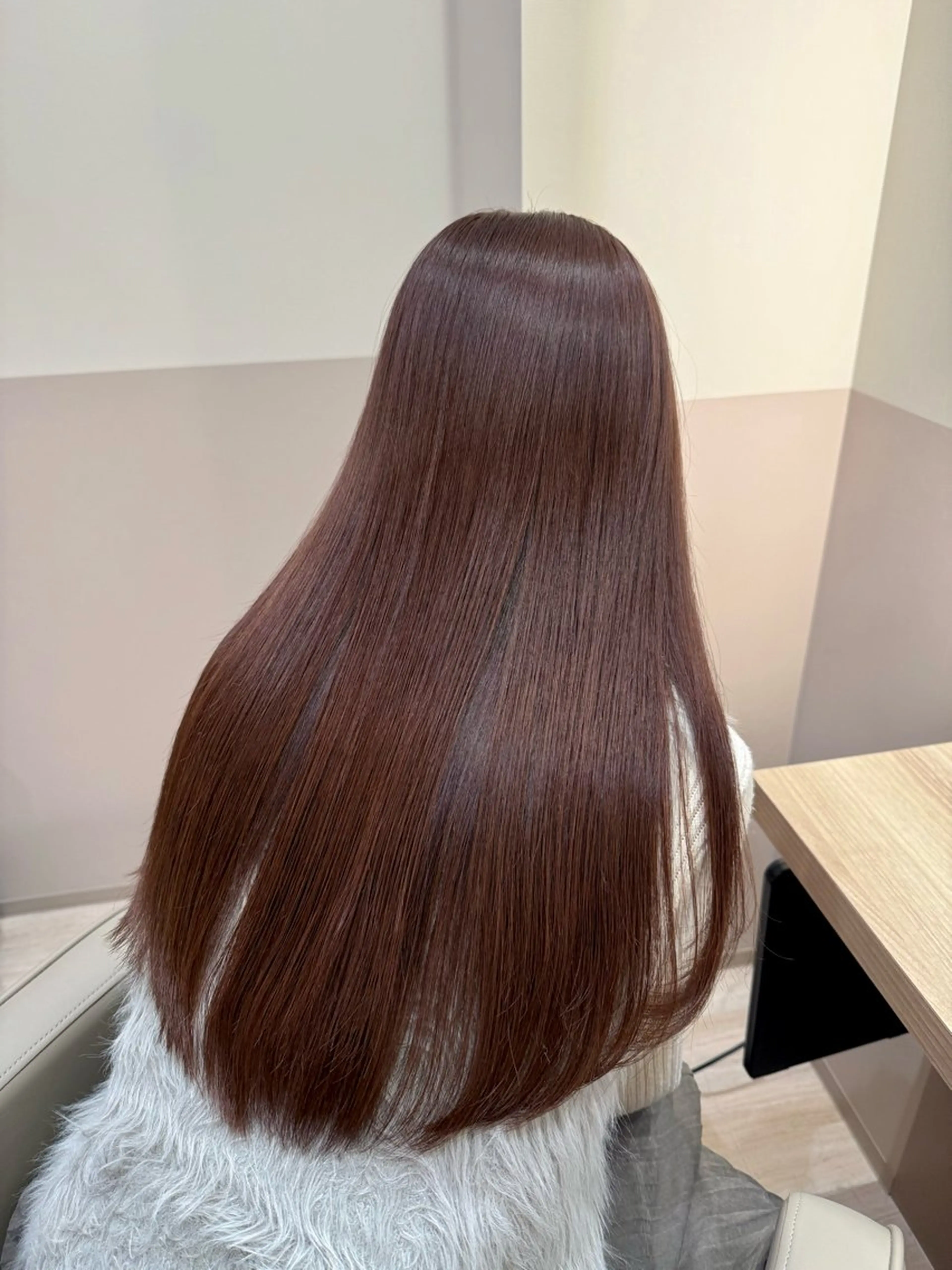 ロング カラー カット ヘアカラー トリートメント 髪質改善、全席個室、 錦糸町⭐️原孝嘉のヘアスタイル