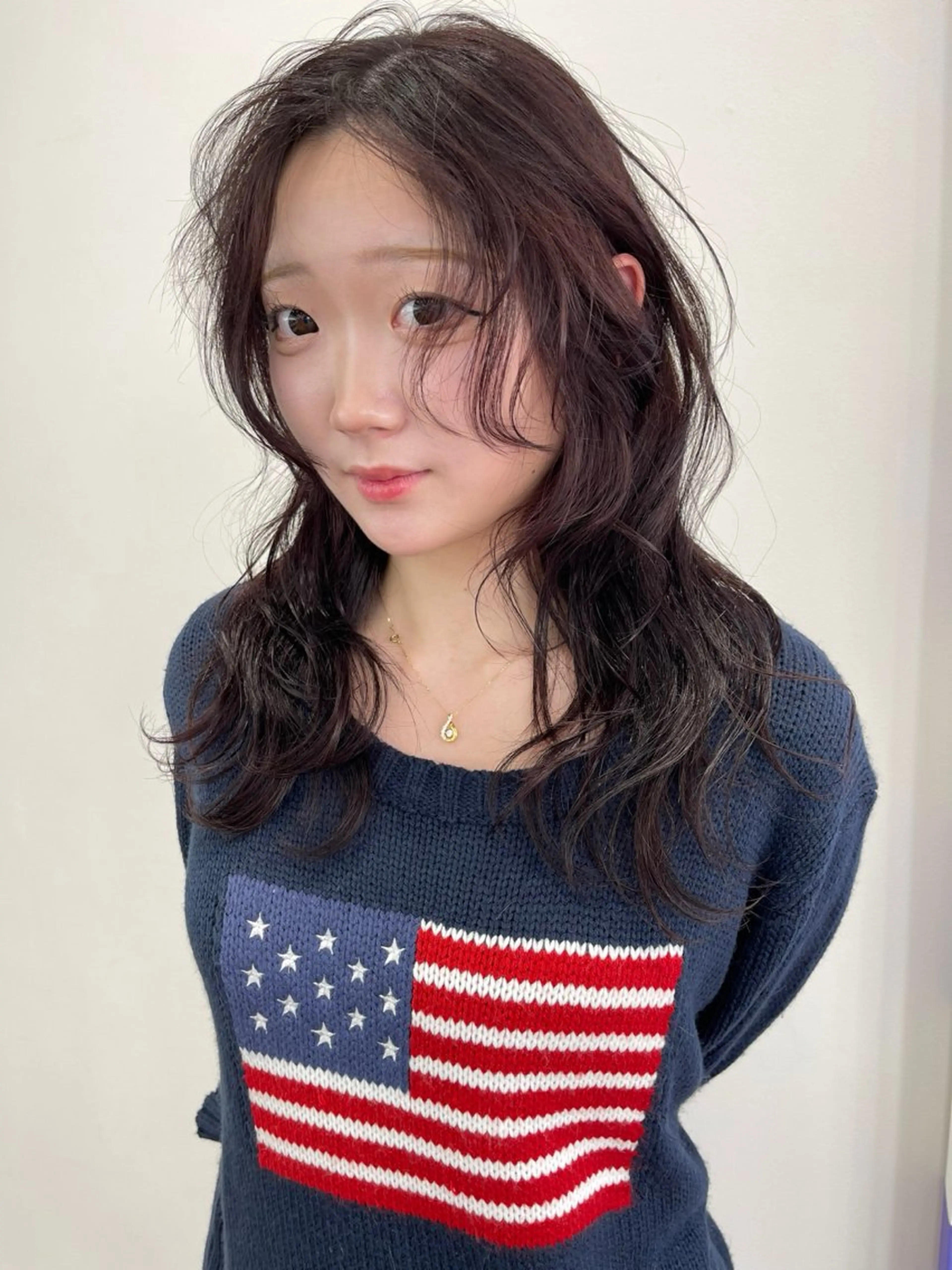 カラー ブリーチ ケアブリーチ デザインカラー ダブルカラー イヤリングカラー TATSUブリーチ/ ミルクティーベージュのヘアスタイル