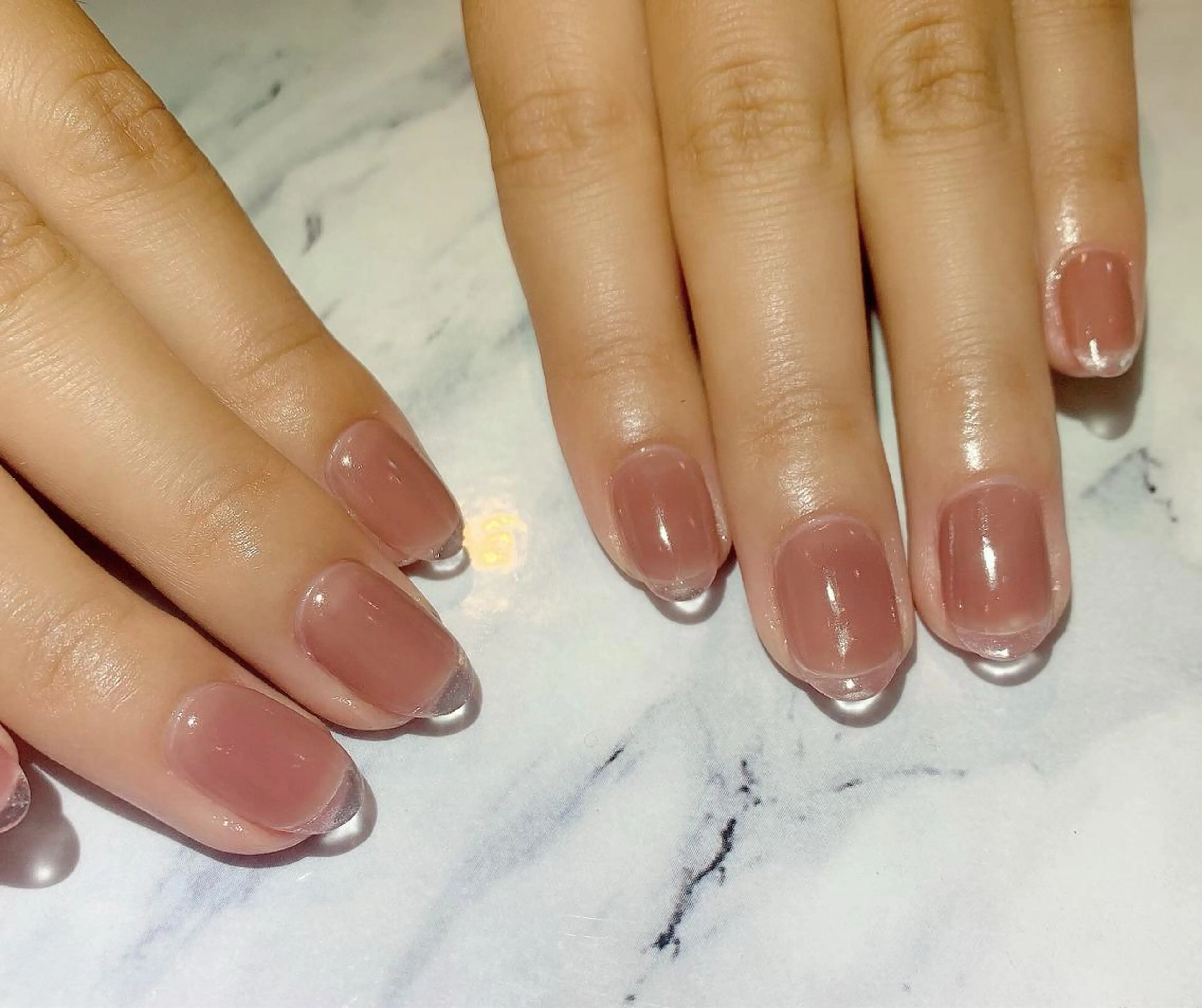 ネイル クリアネイル フレンチネイル スカルプネイル Lino+ ネイル&よもぎ蒸しのネイルデザイン