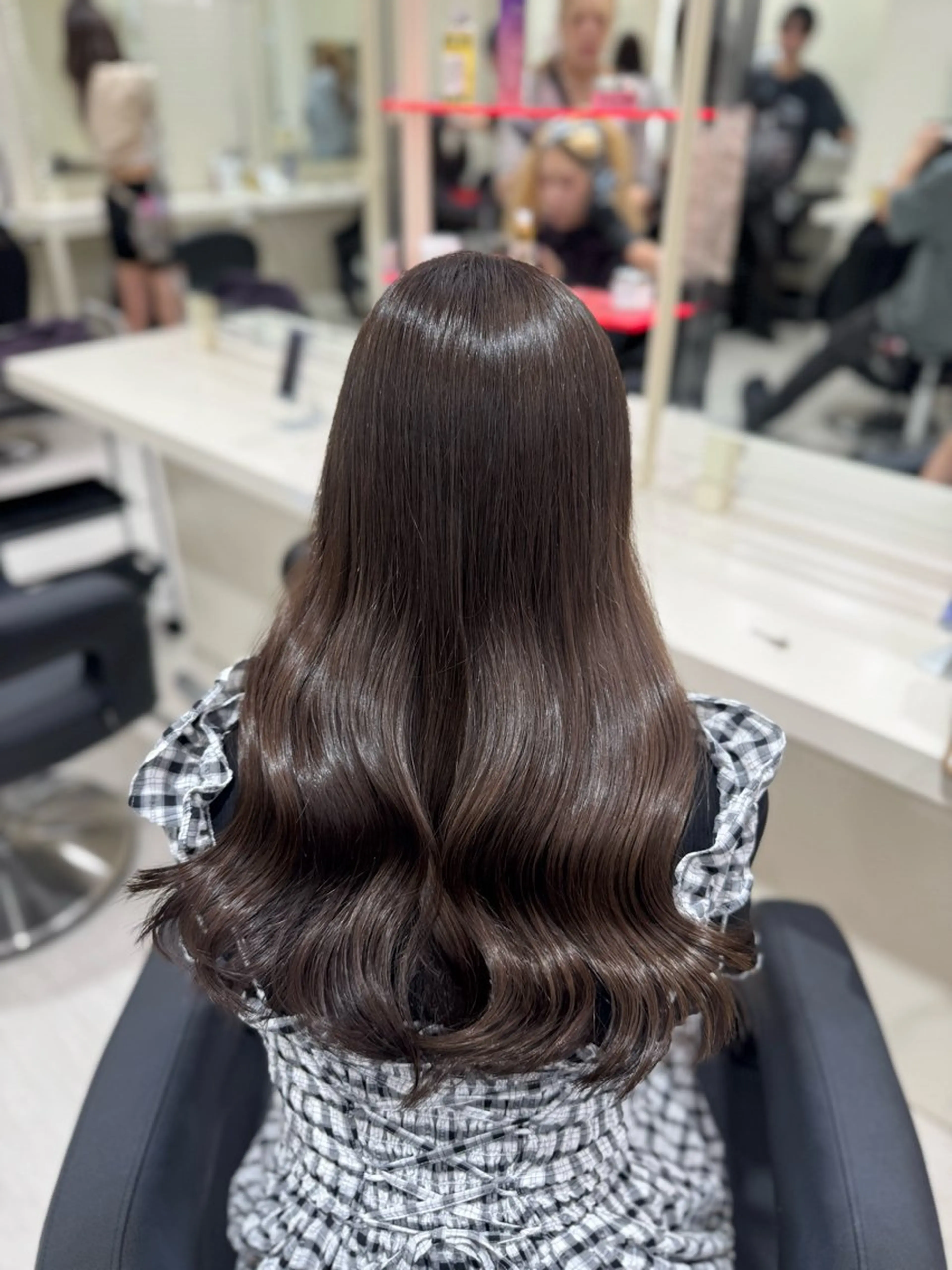 ロング カラー ヘアカラー 🤍韓国大人っぽ ベージュMAI🤍のヘアスタイル