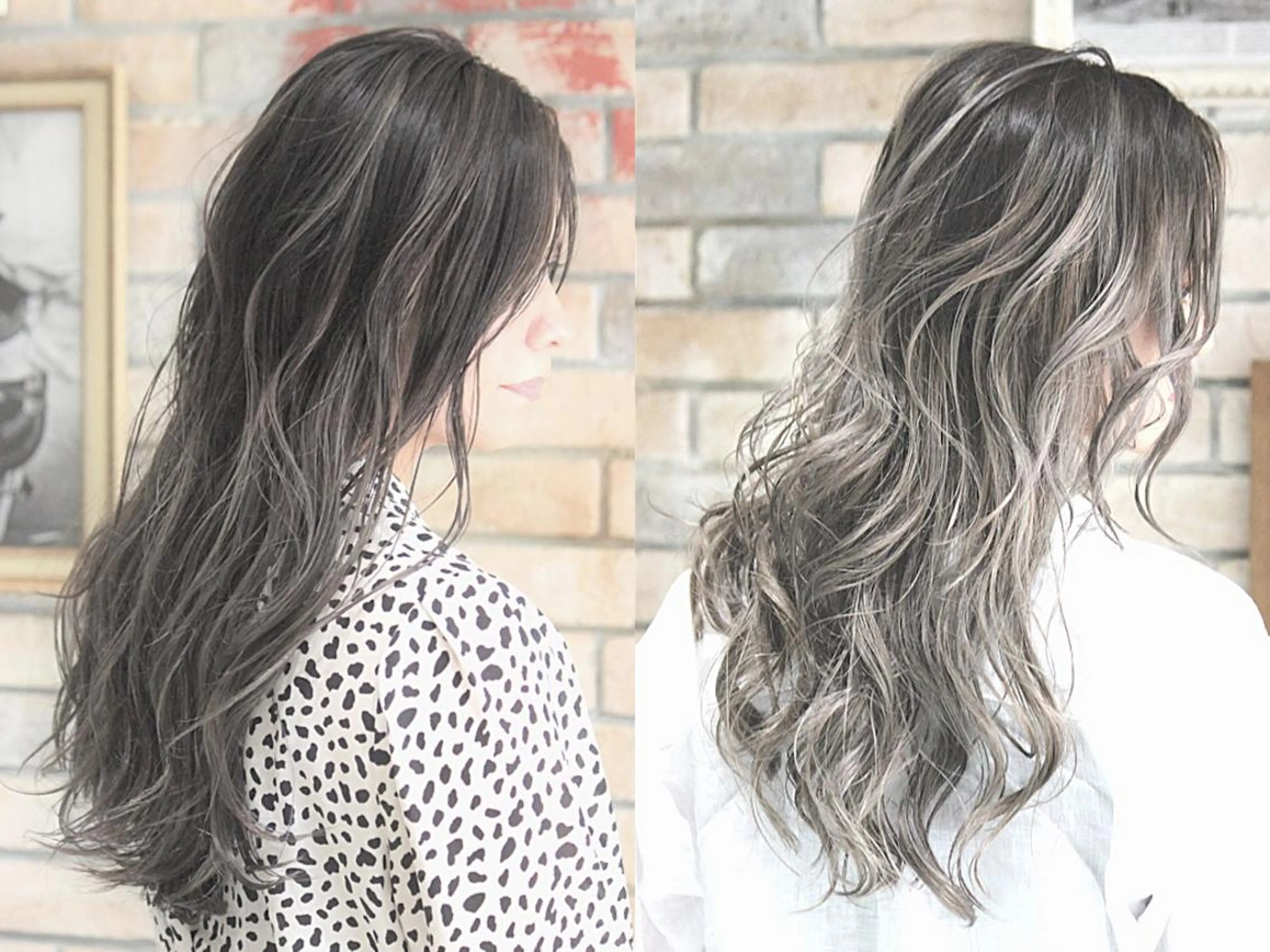 ロング カラー ヘアアレンジ ネイル バレイヤージュ ハイライトカラー ハイライト レイヤーカット VIM hairおもろまち店のヘアスタイル