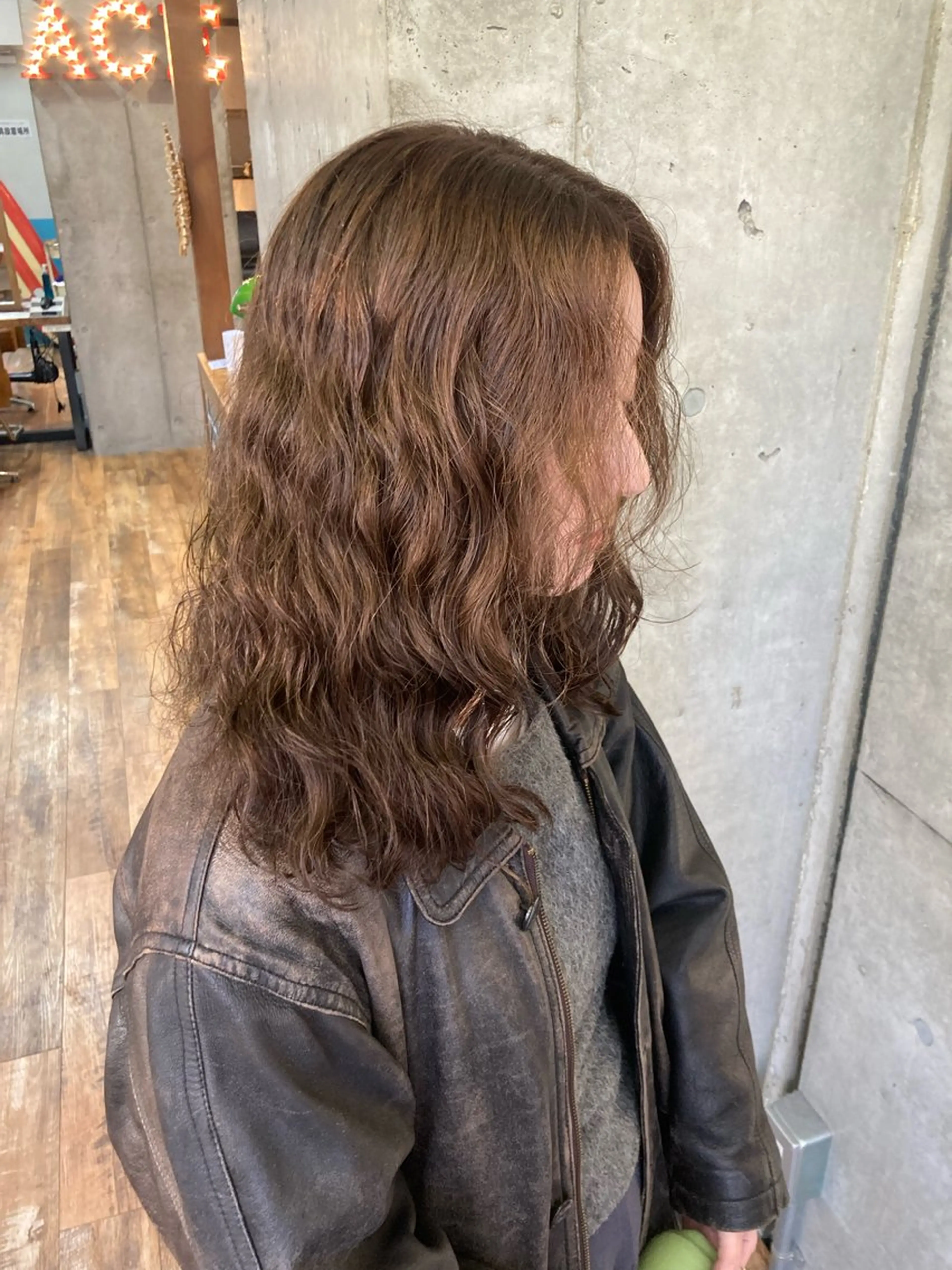 セミロング ヘアカラー 横浜美容室／暖色系 michika🌹のヘアスタイル