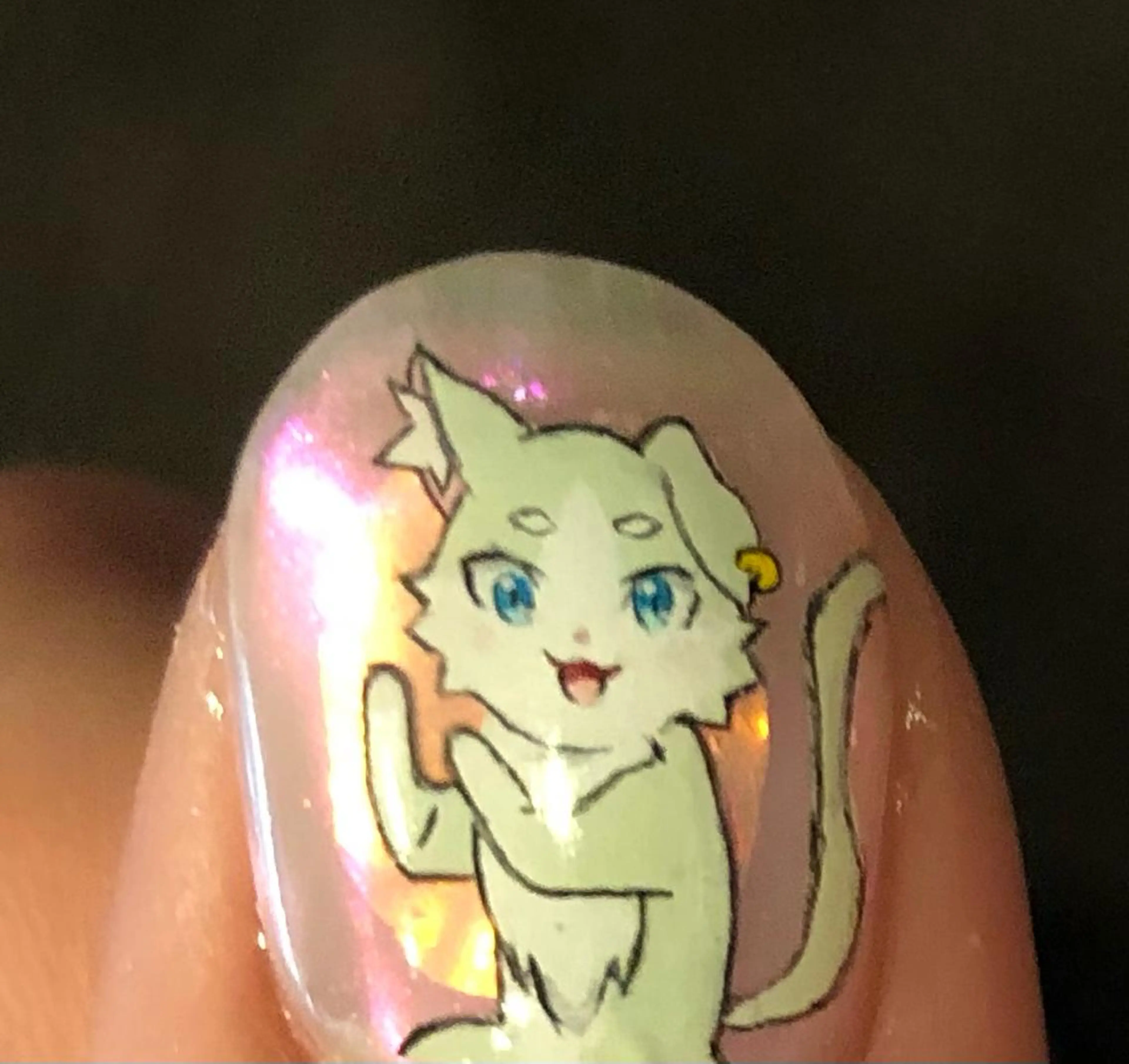 ネイル アートネイル ハンドネイル ☽ ☾のネイルデザイン