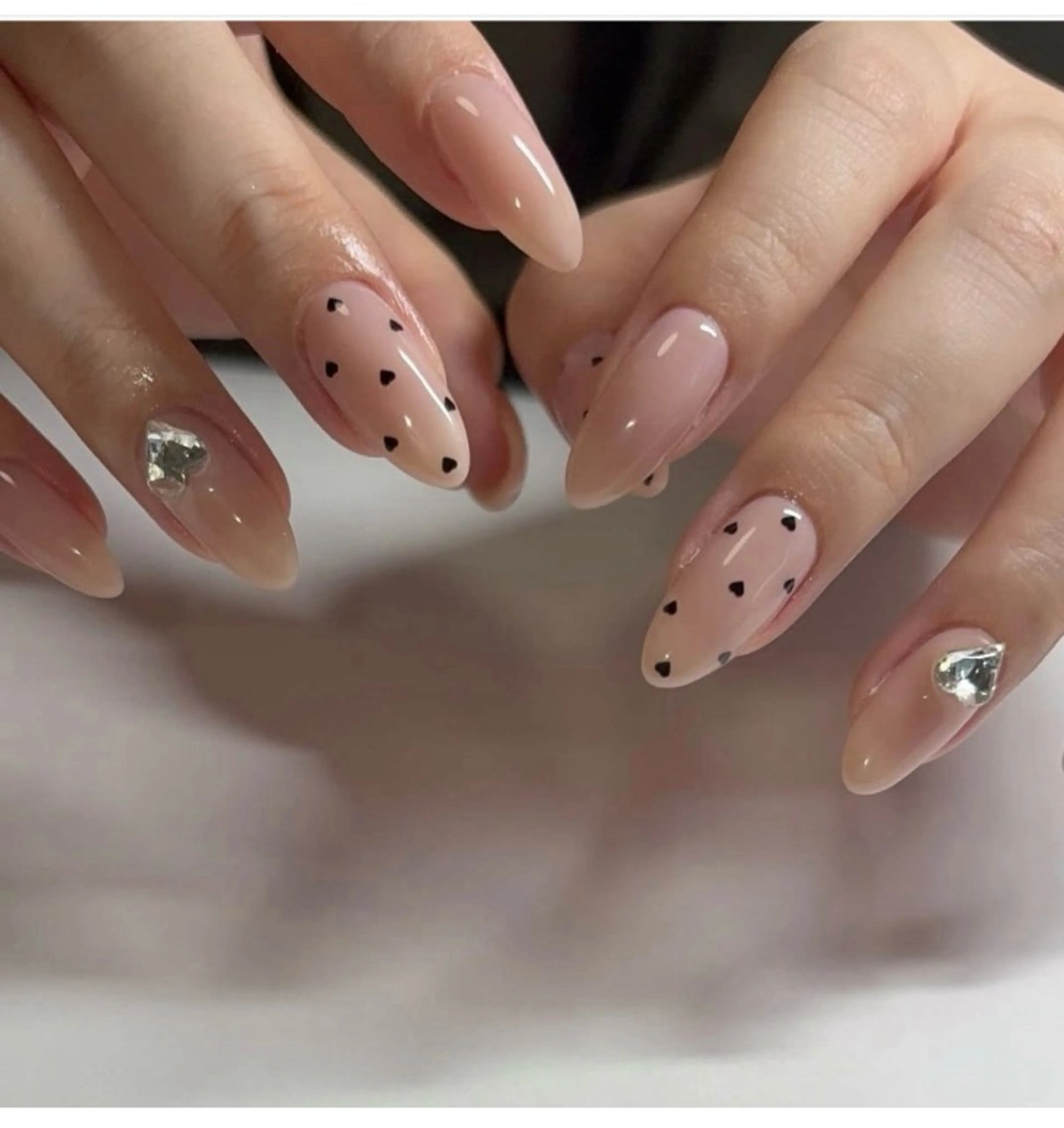 ネイル フレンチネイル グラデーション マグネットネイル ミラーネイル 持ち込み yurinail所属・yuri nail 高田馬場のネイルデザイン