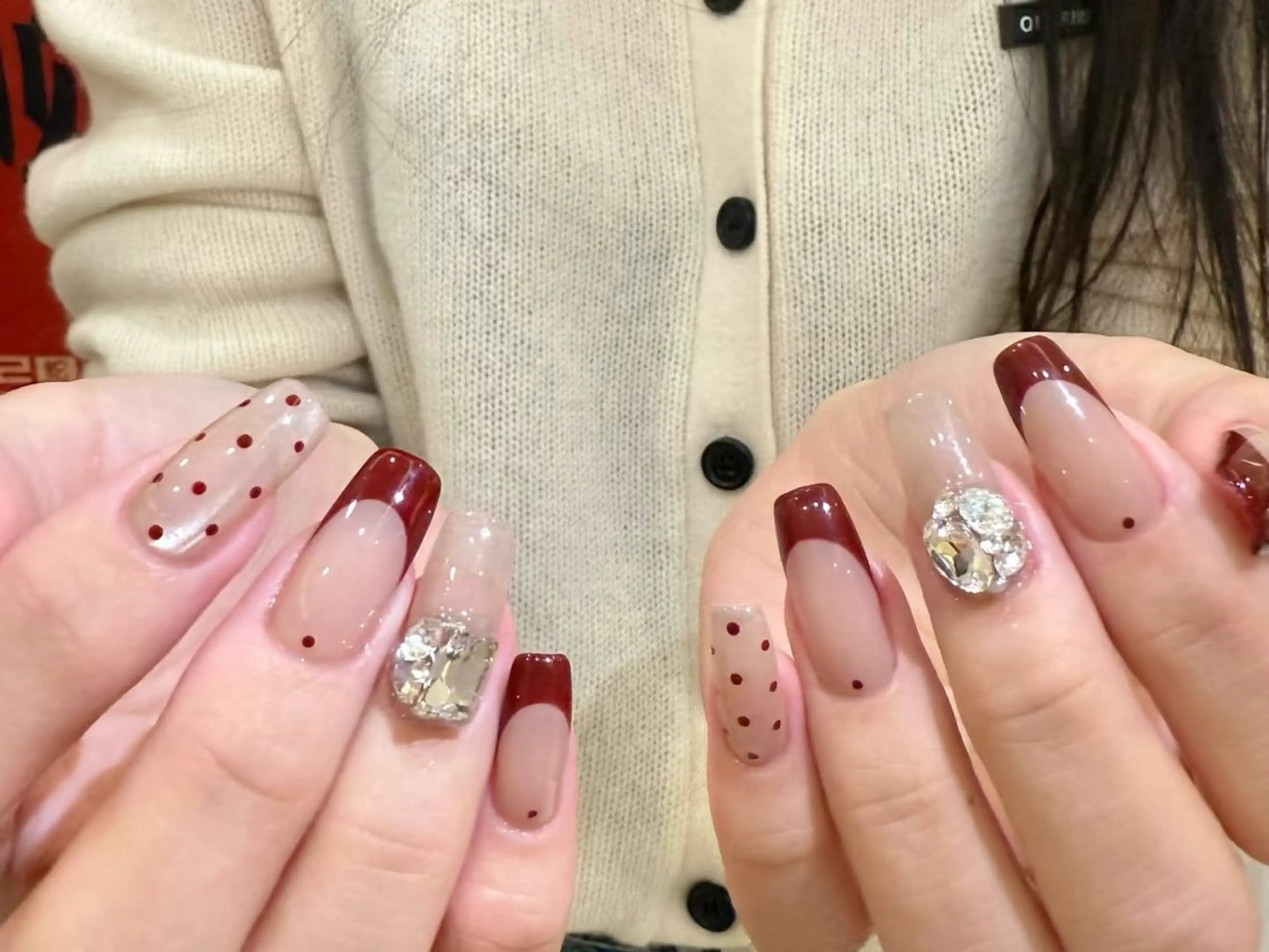 12月限定【新規オフ無料】チップスカルプパーツ乗せ放題コースor10本やり放題の写真