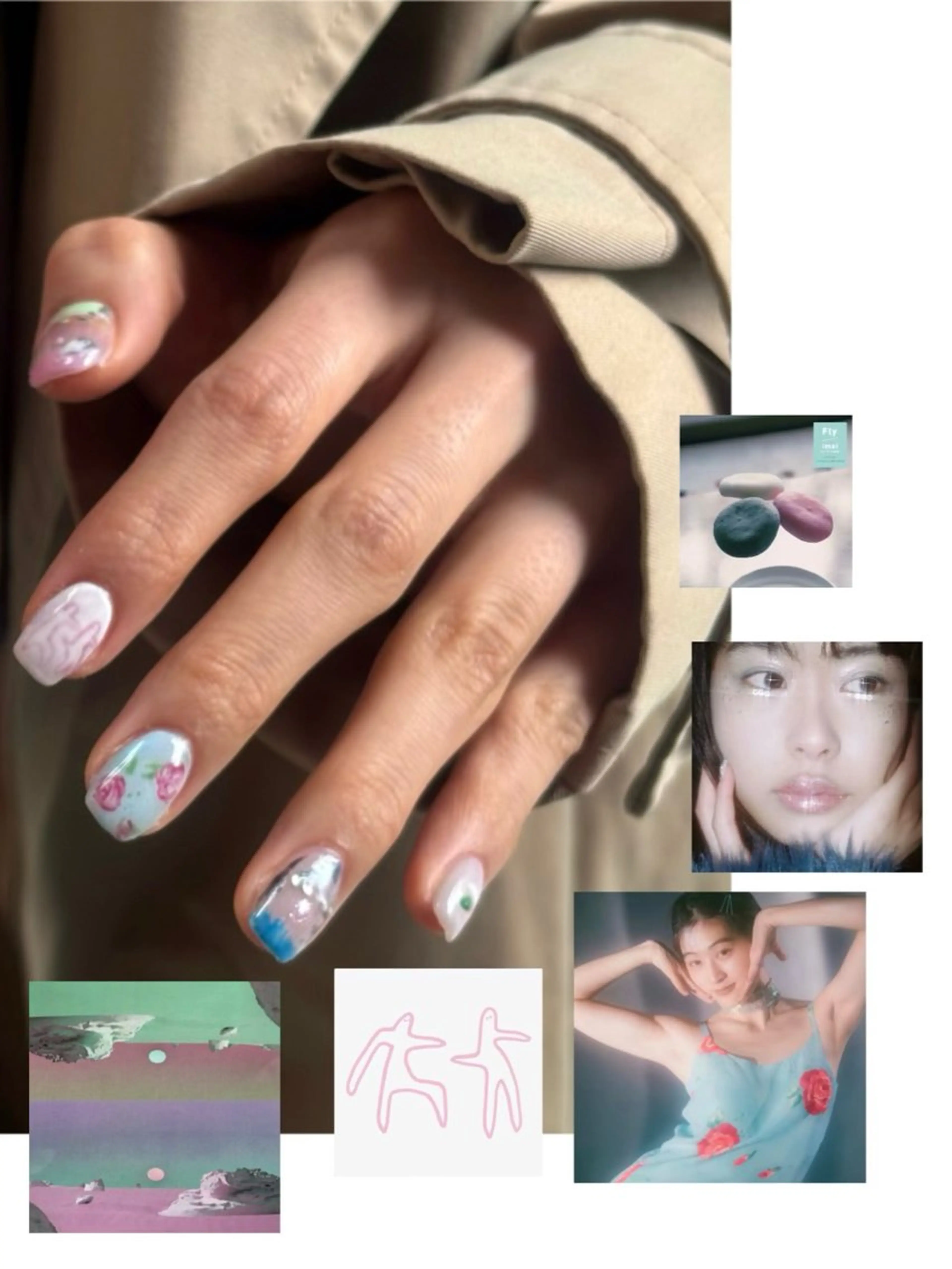 ネイル ハンドネイル ハンドケア AMRITA omotesando所属・艶カラー・:*個性派 ネイル🦋mire-のネイルデザイン